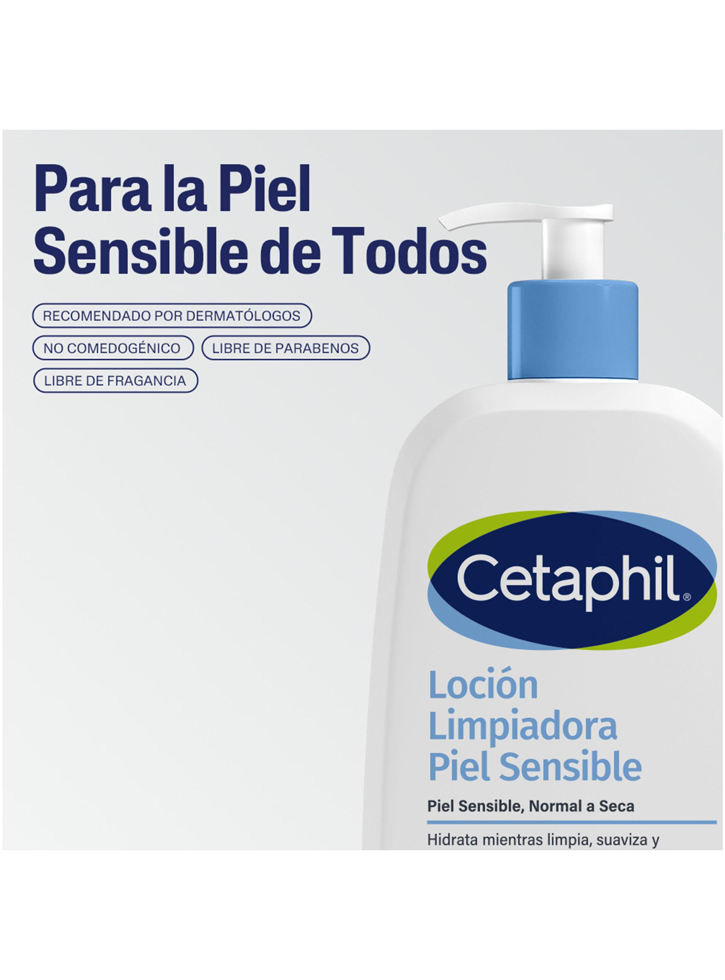 Gel Limpiador Facial para Piel Sensible Cetaphil 473ml-2