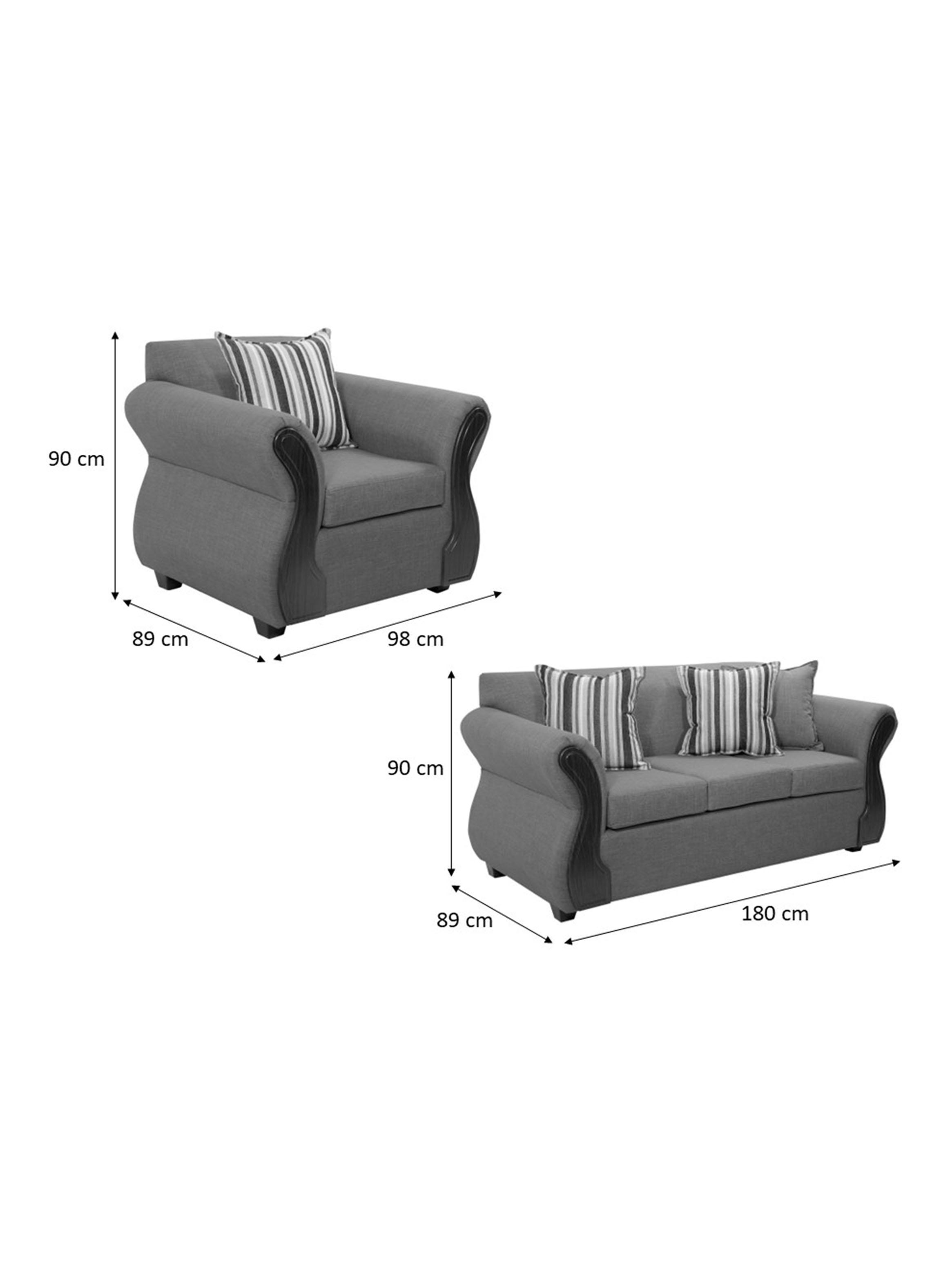 Juego de Living Tarento 3.1.1 Cuerpos Tela-1