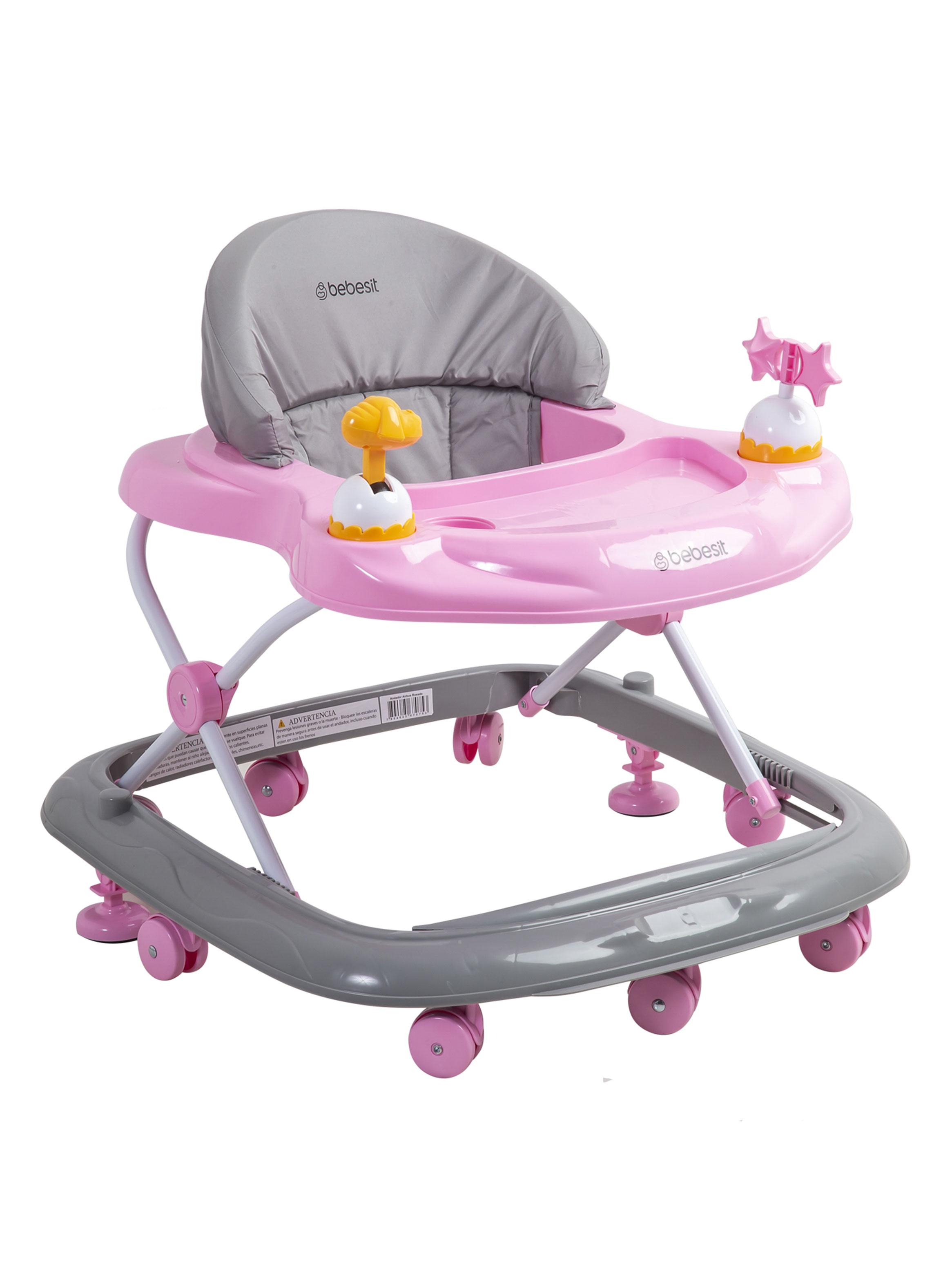 Andador Musical Airbus Rosa Bebesit-1