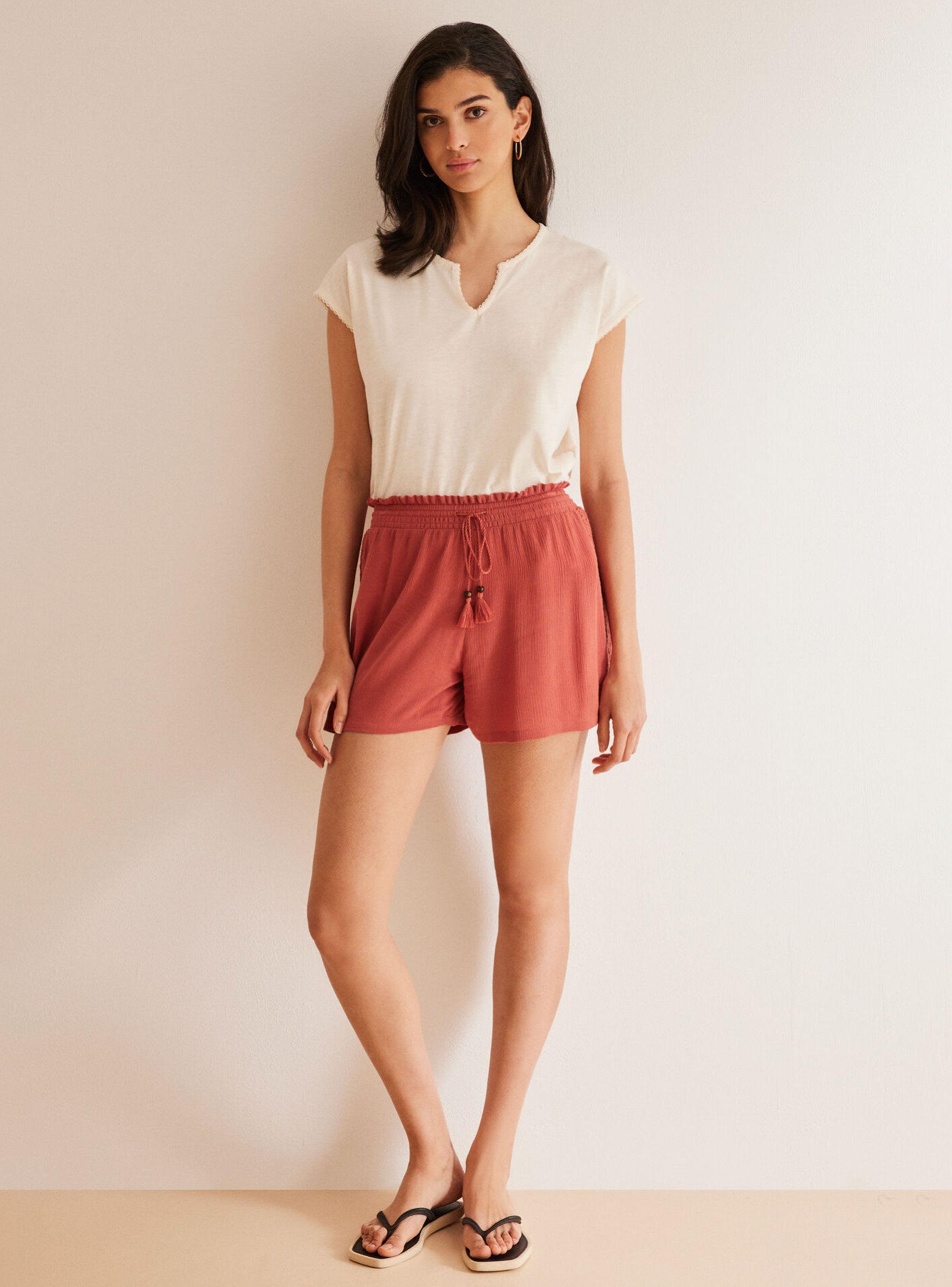 Pantalón Corto Bambula Crochet-4
