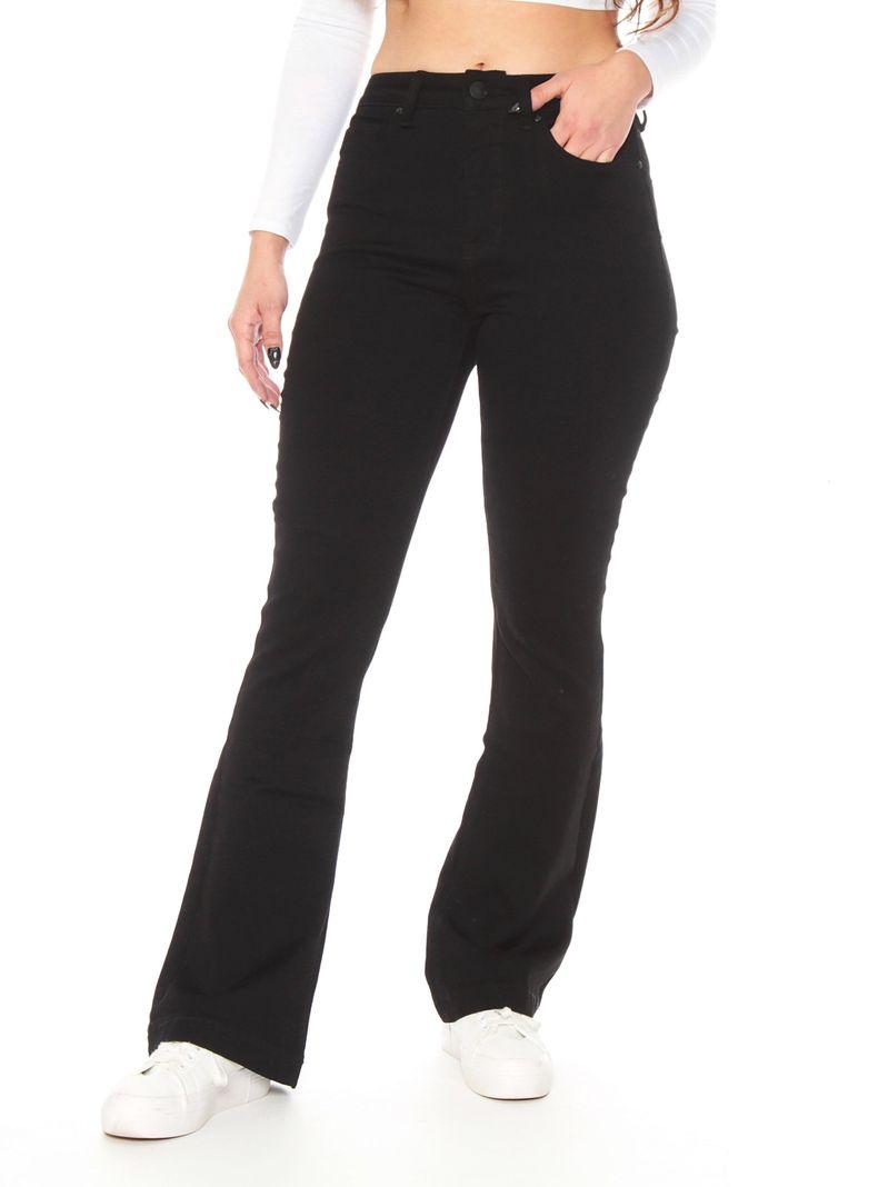 Jeans Cargo Recto Tiro Alto y Push Up con Cierre-0