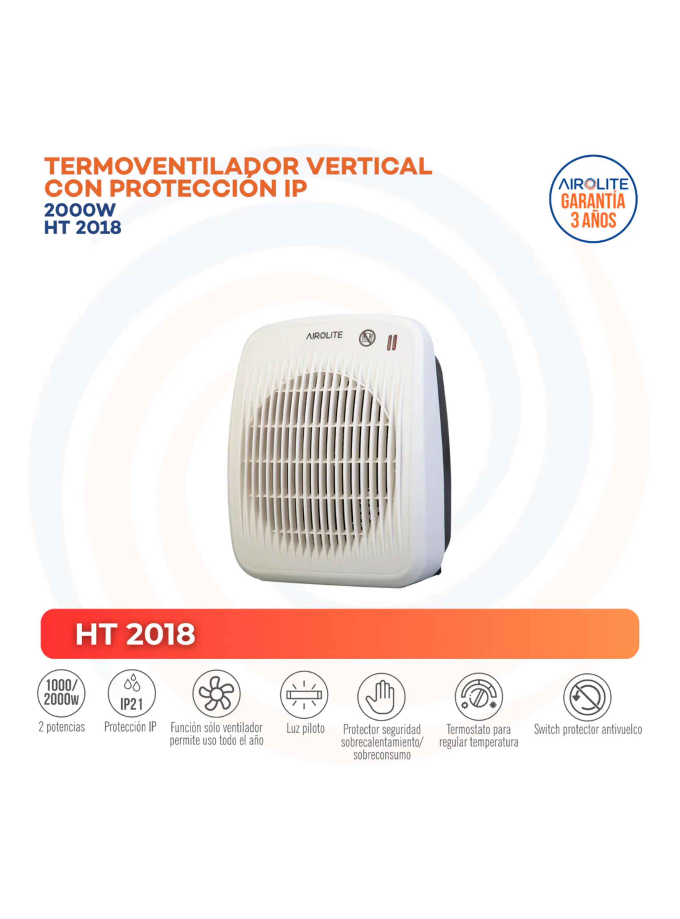 Termoventilador Vertical 2000W HT2018 Blanco-1
