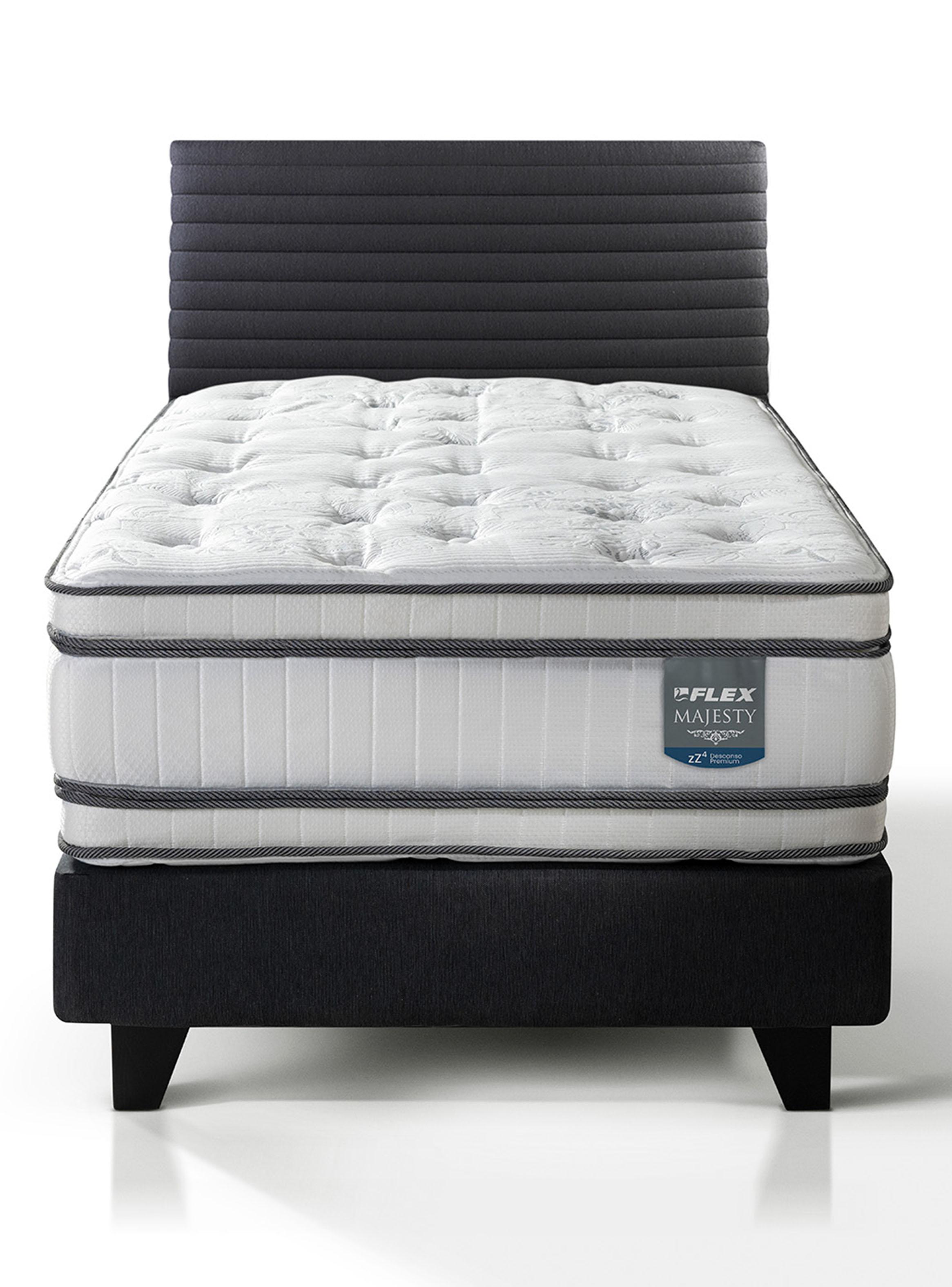 Cama Europea Majesty 1.5 Plazas + Respaldo Modern-2
