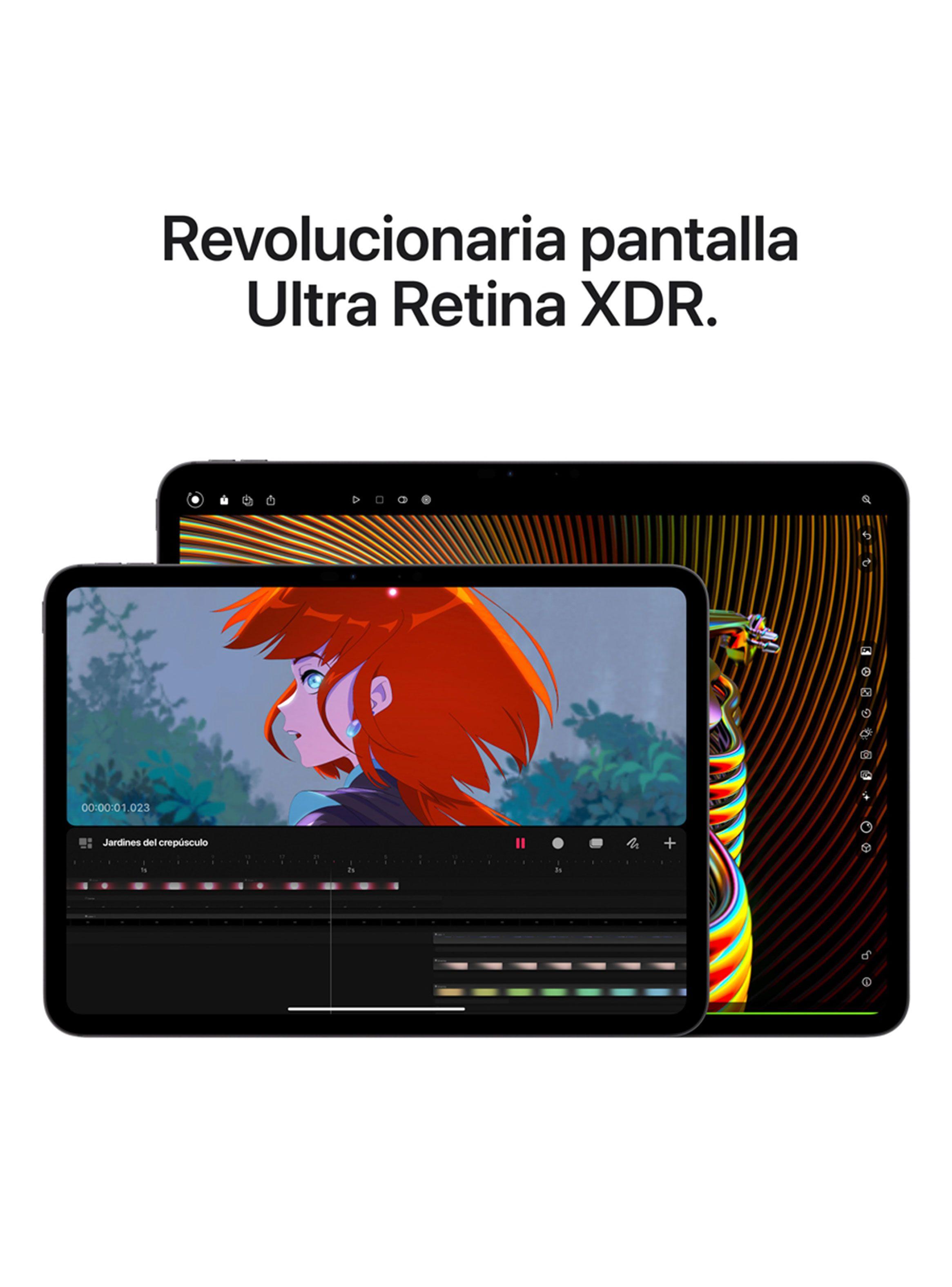 Apple iPad Pro 13" WiFi Chip M4 256GB Vidrio Estándar Negro Espacial-6