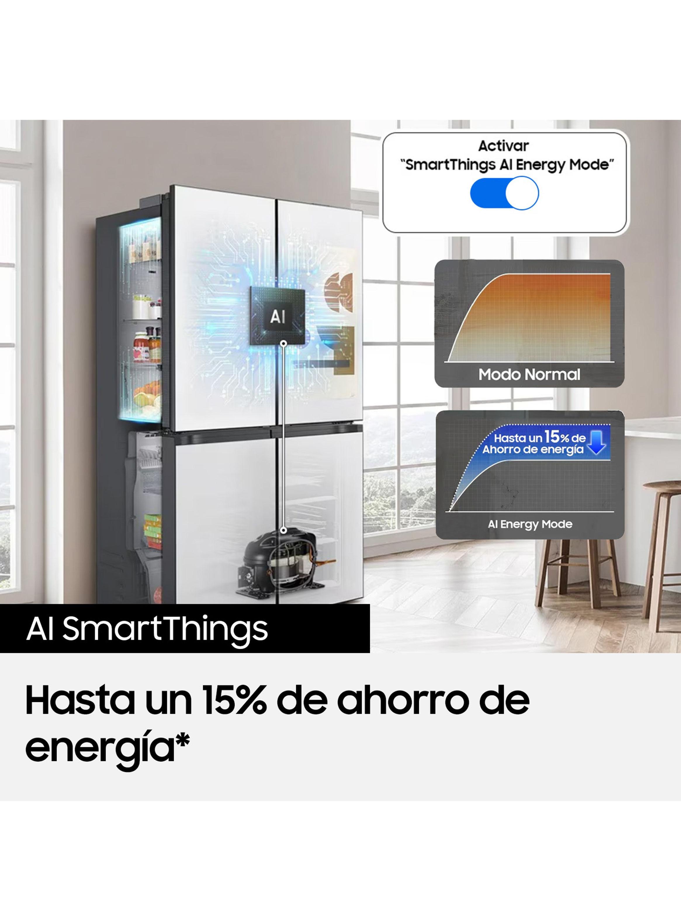 Refrigerador French Door No Frost 699 Litros Bespoke con IA Family Hub RF29DB9950QDZS-6