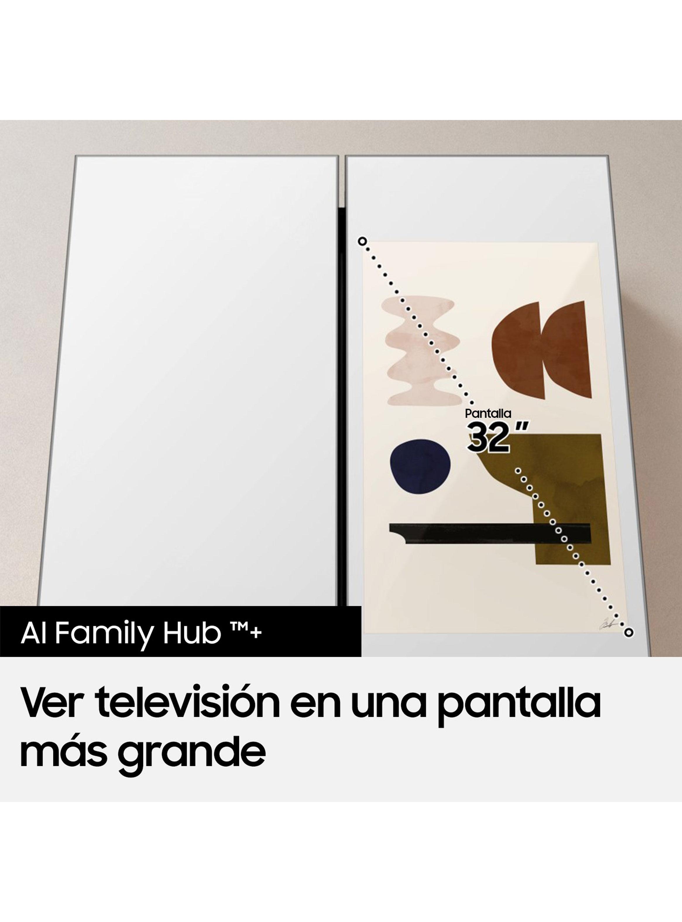 Refrigerador French Door No Frost 699 Litros Bespoke con IA Family Hub RF29DB9950QDZS-7