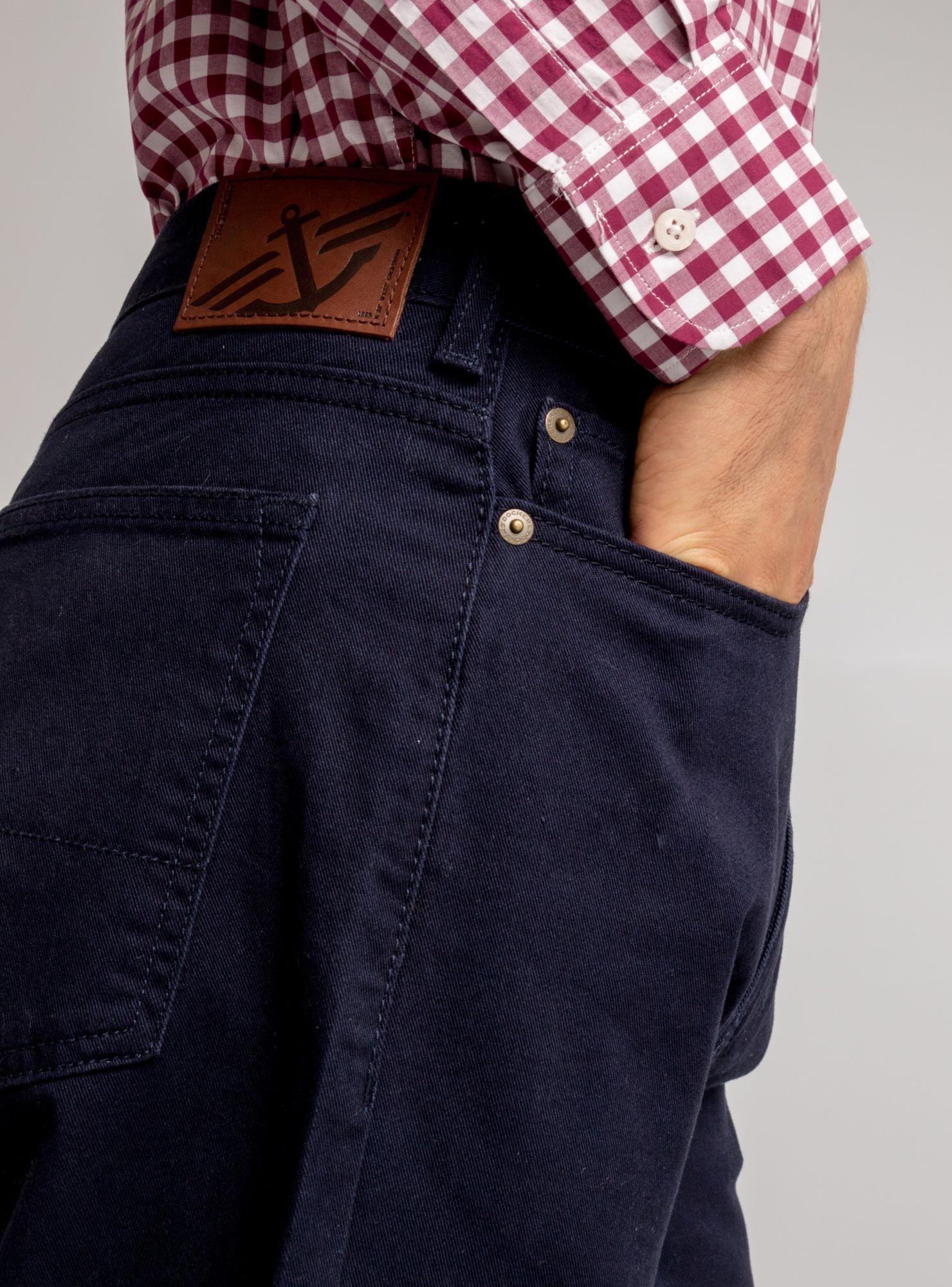 Pantalón Diseño Liso Regular-2