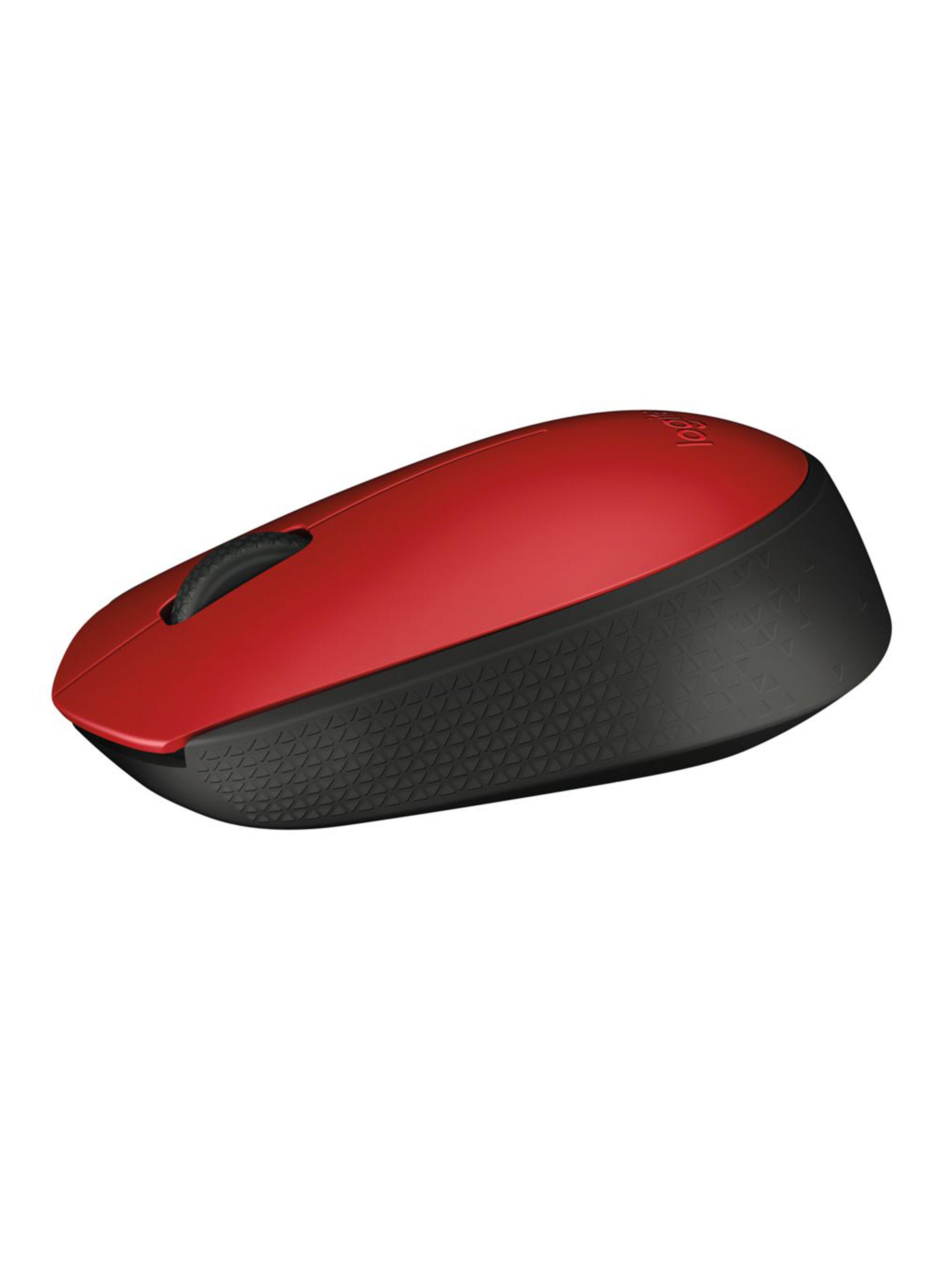 Mouse Logitech Inalámbrico M170 Rojo-2