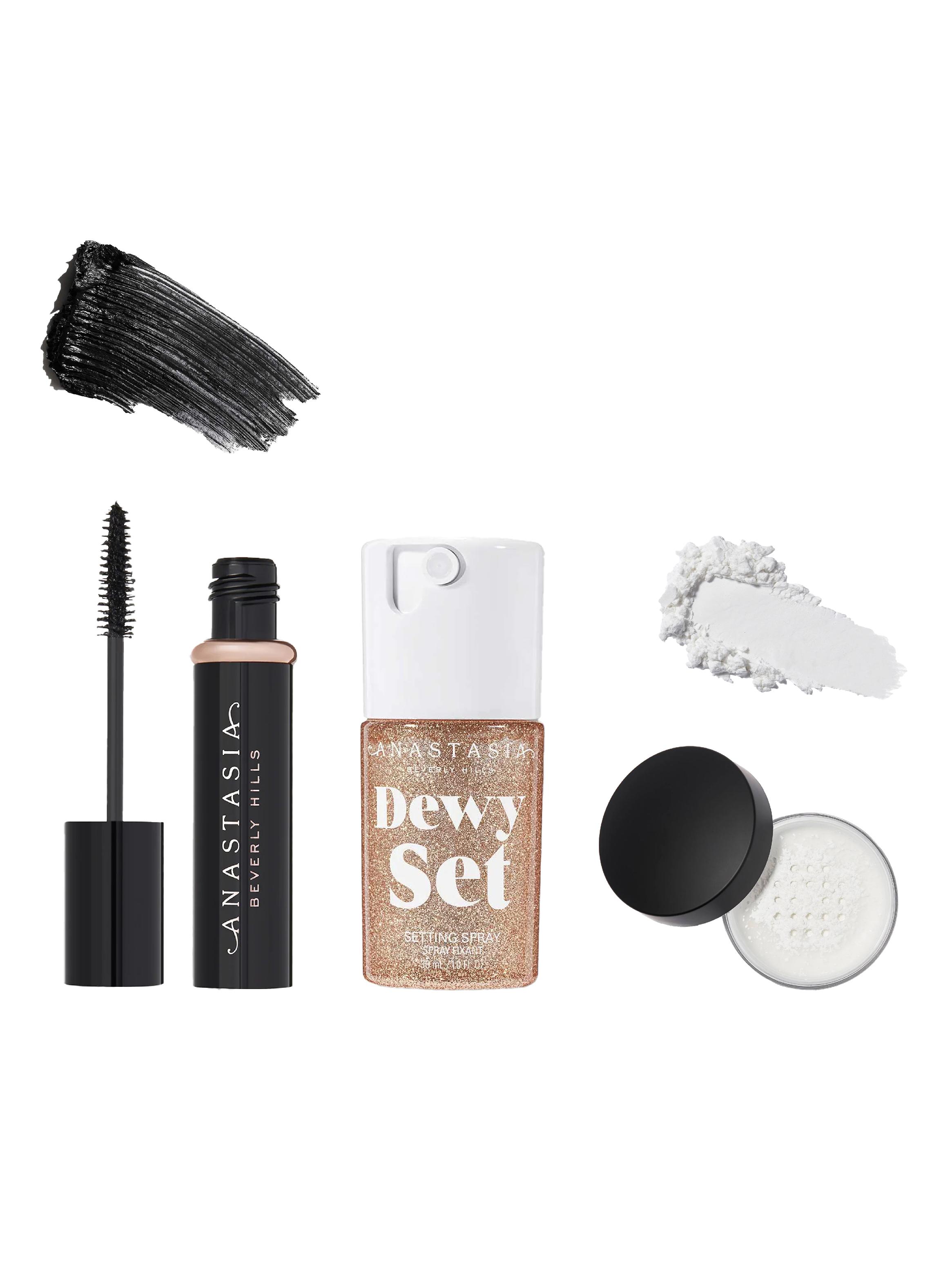 Set Mini Lash Sculpt & Mini Dewy Set & Mini Loose Setting Powder & Cosmetiquero-2