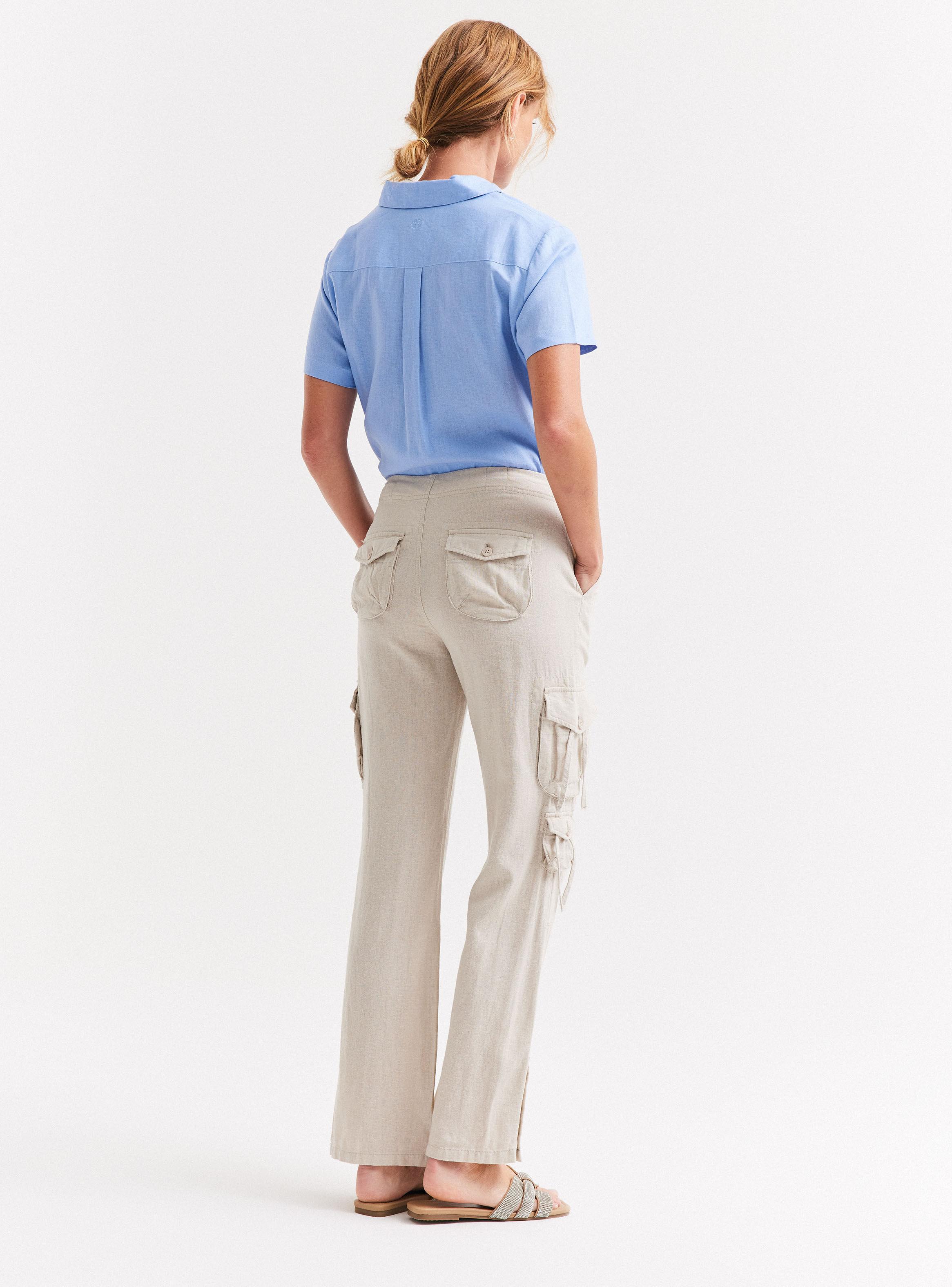 Pantalón Bolsillos Cargo Laterales-5