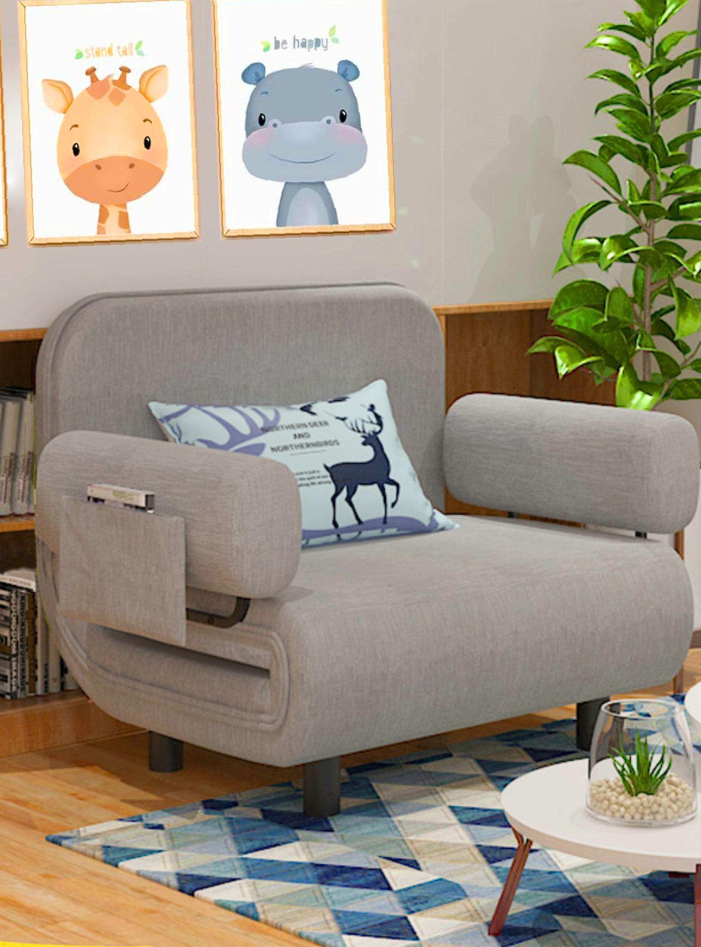 Sofá Mini Cama Kid Gris-5