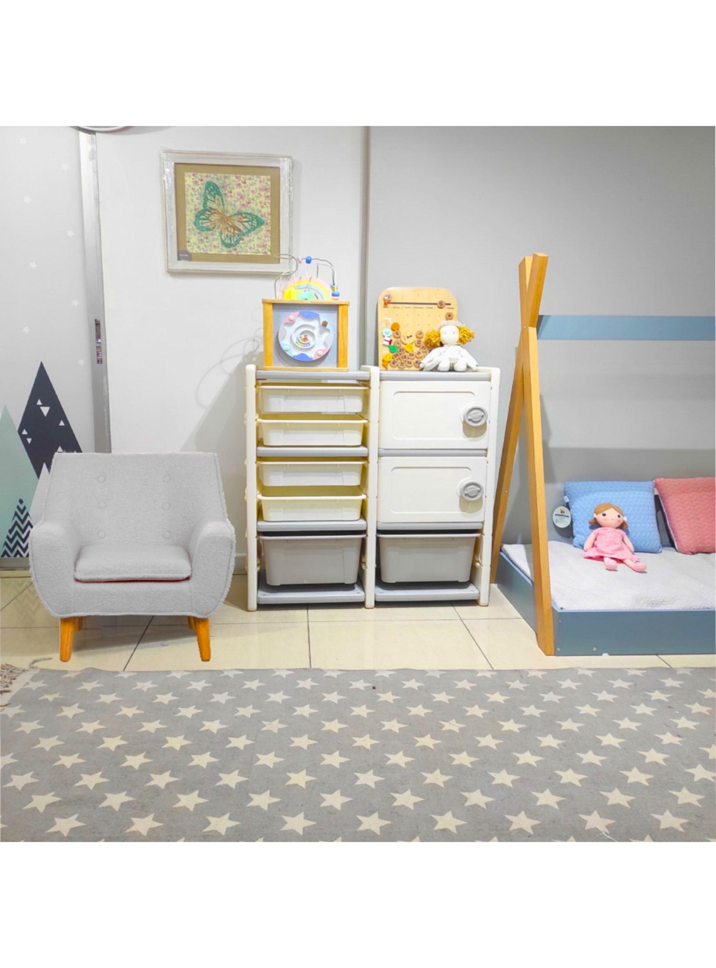Sillón Infantil Mimo Gris-4