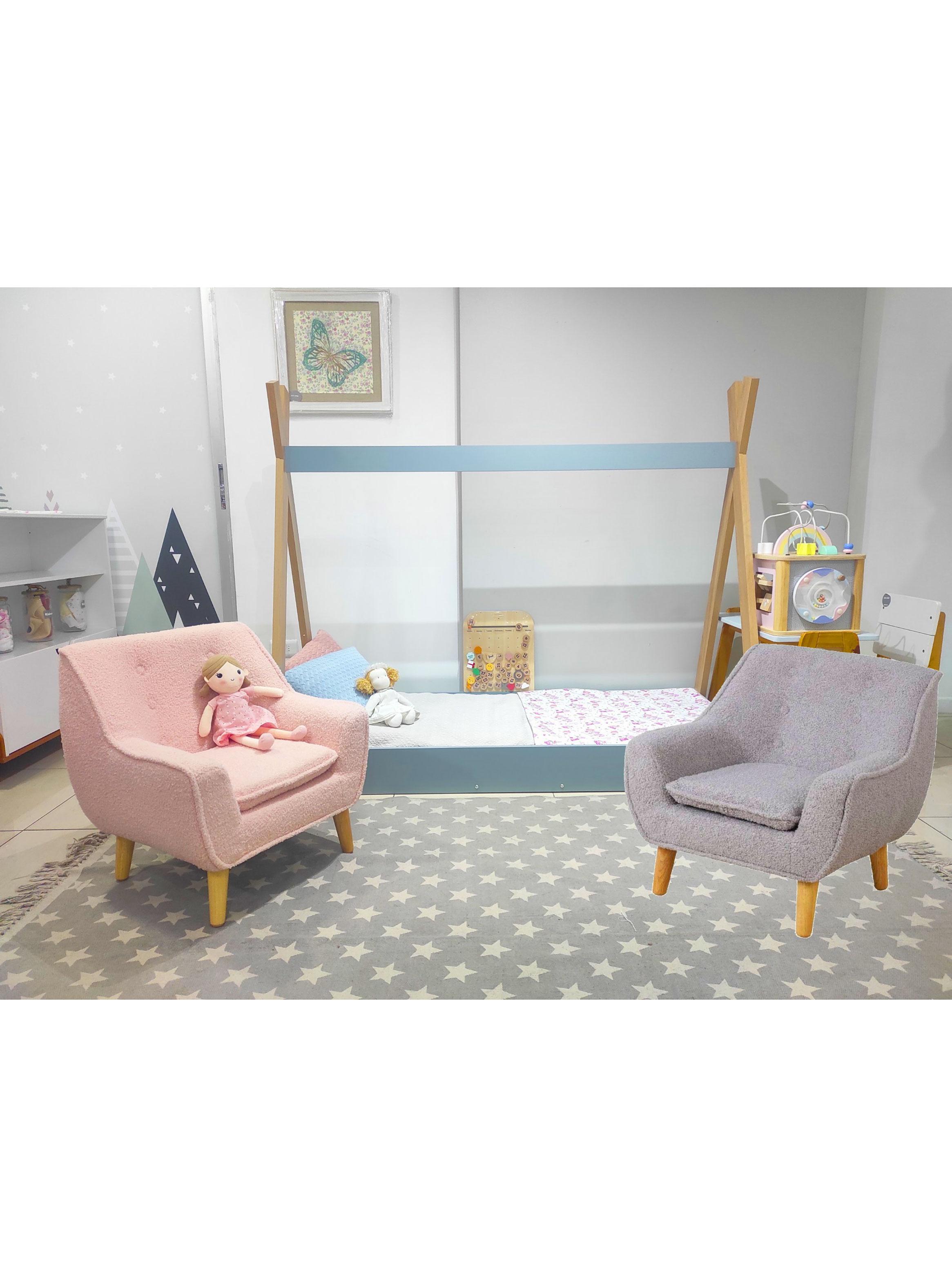 Sillón Infantil Mimo Gris-5