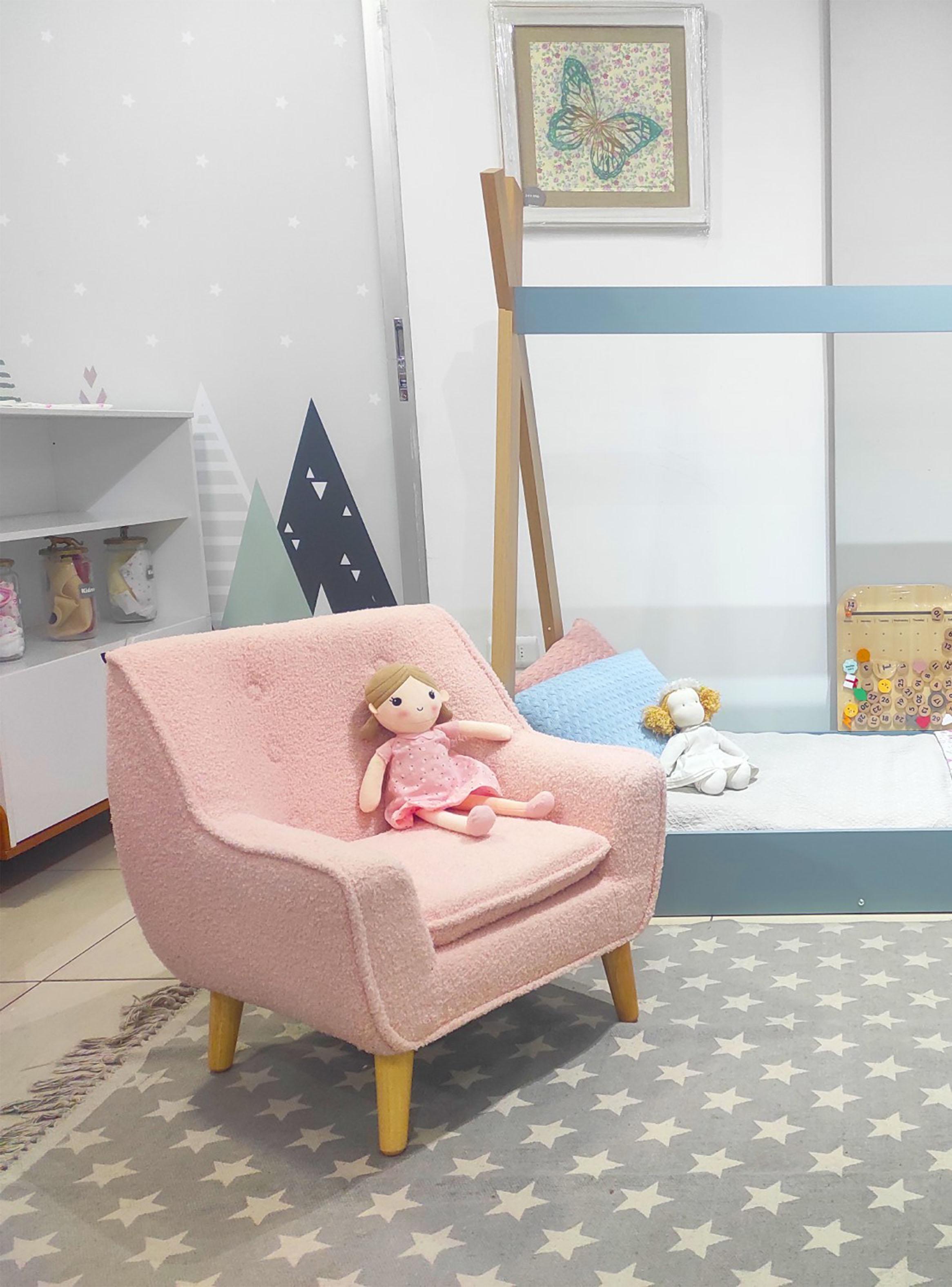 Sillón Infantil Mimo Rosado-4