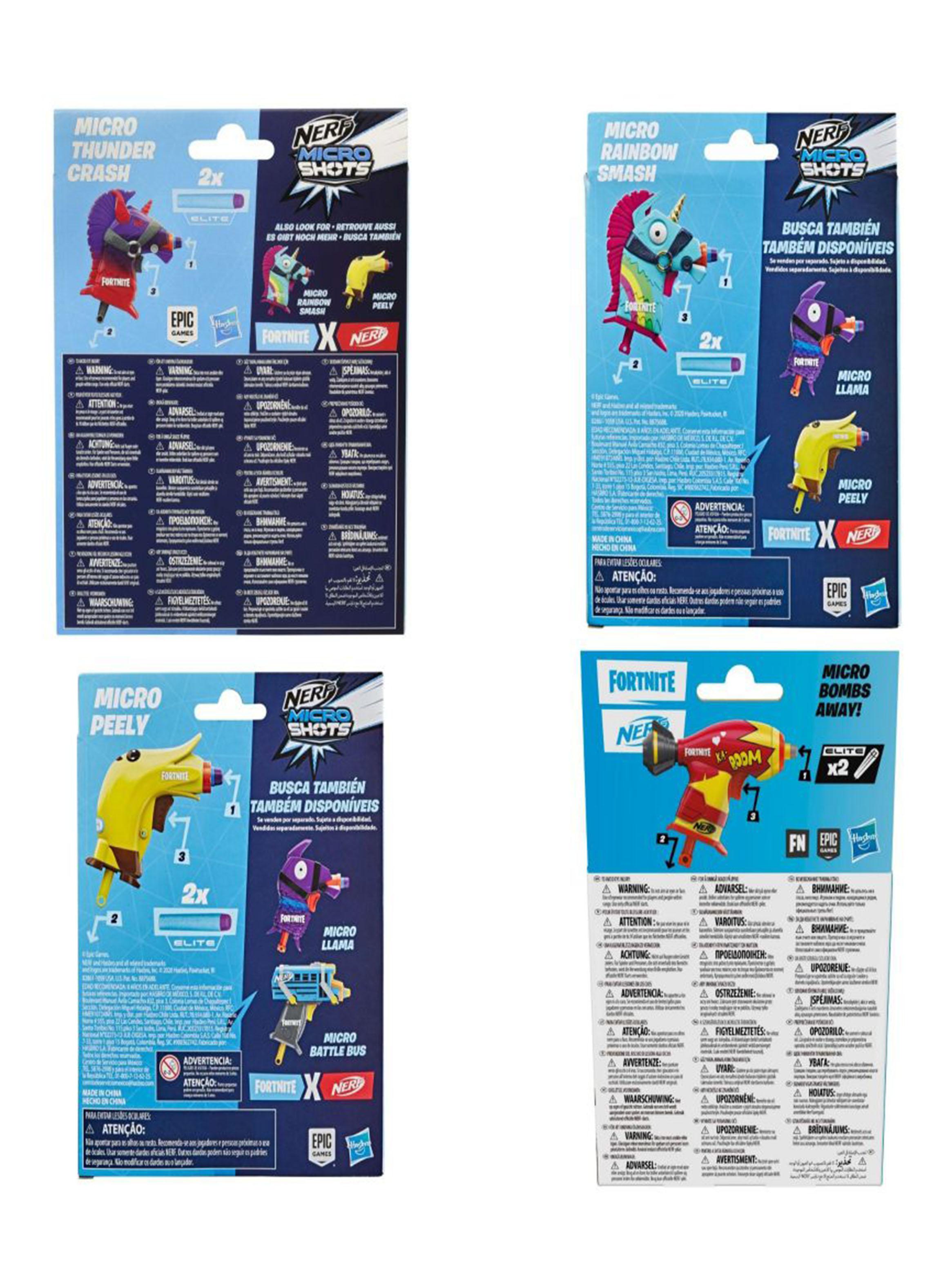 Lanzador Nerf Fortnite MicroShots-3