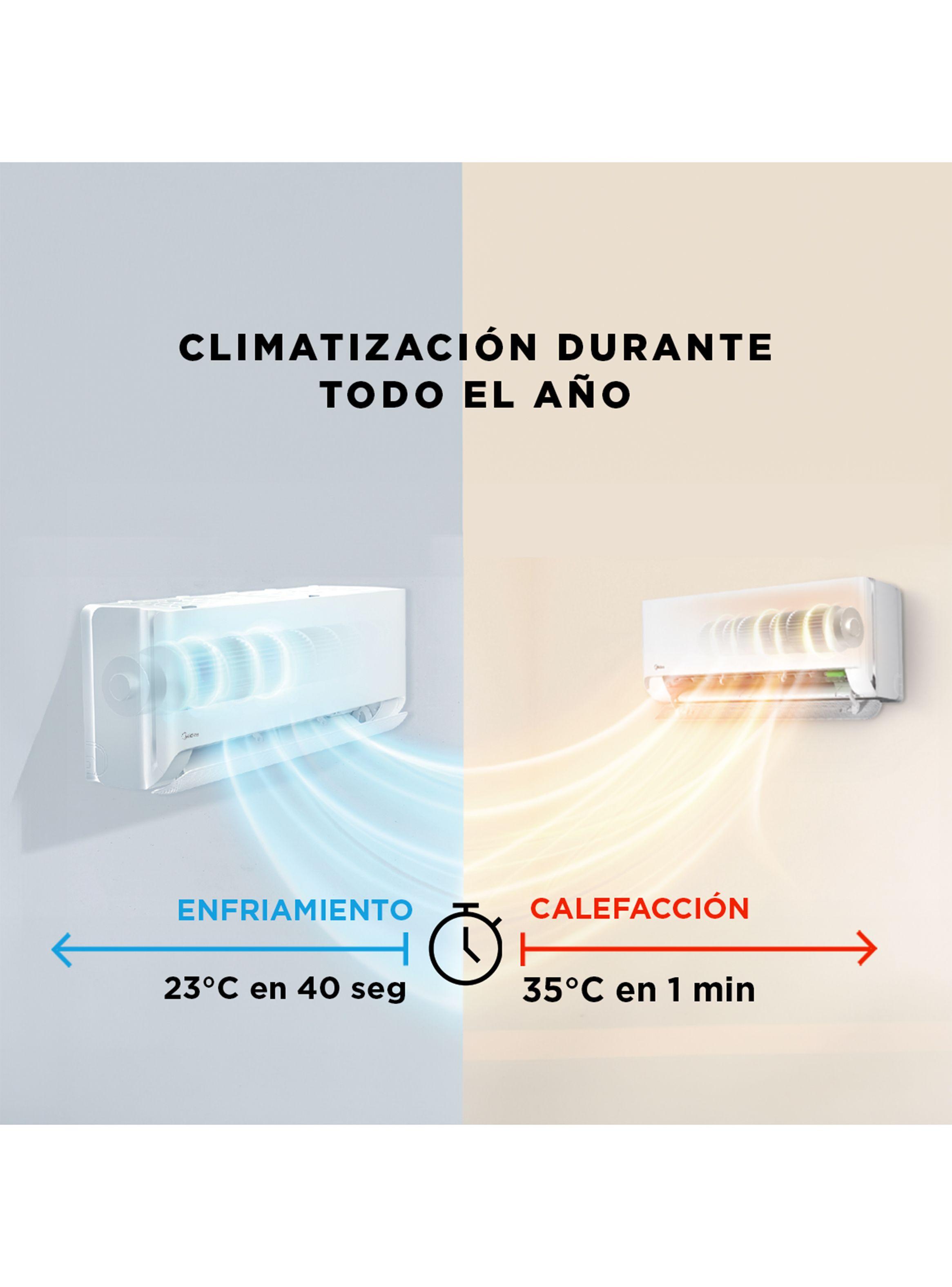 Aire Acondicionado Split Muro Inverter 9000 BTU Breezeless-4
