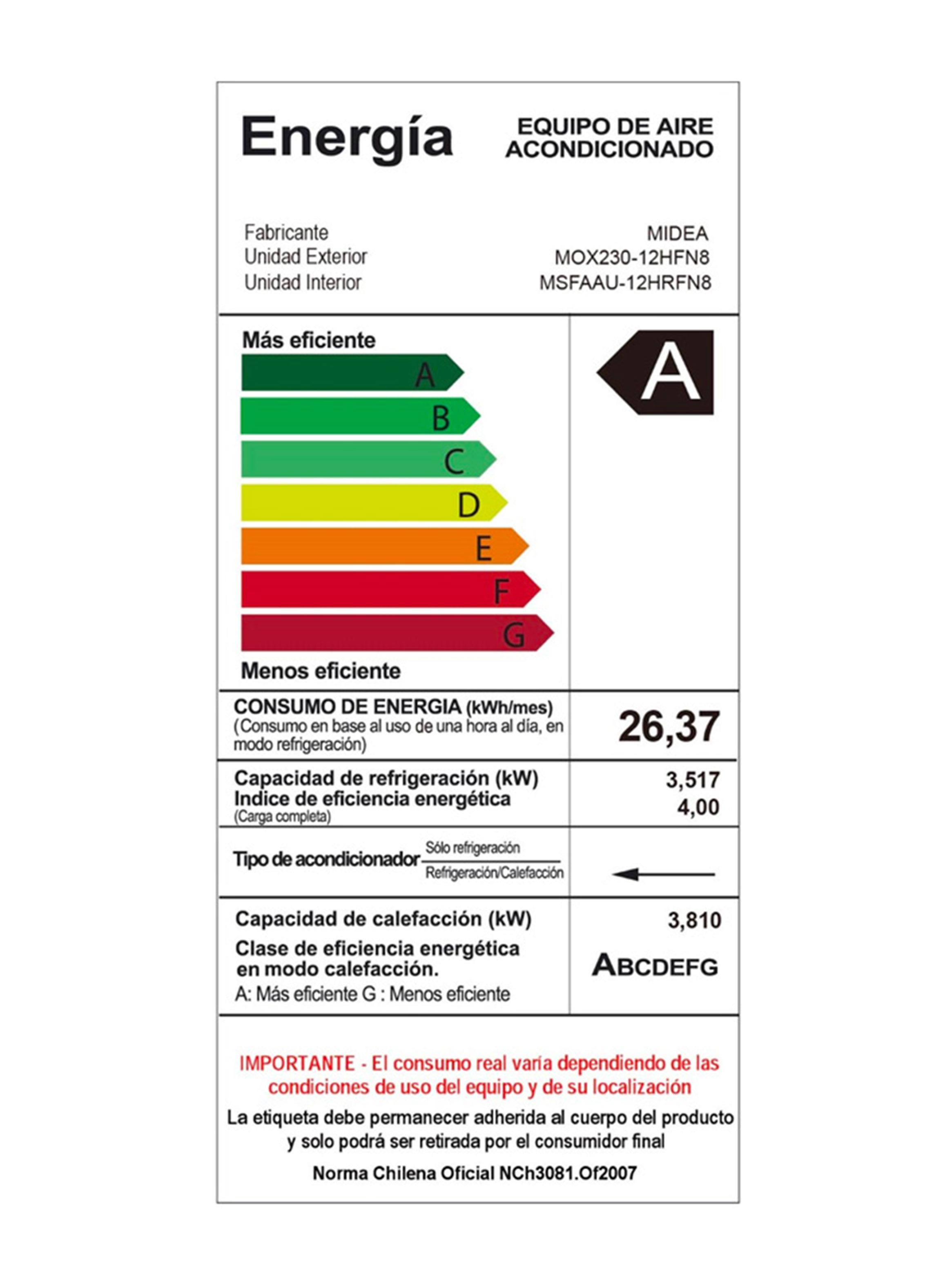 Aire Acondicionado Split Muro 18000 BTU Xtra 18K-5
