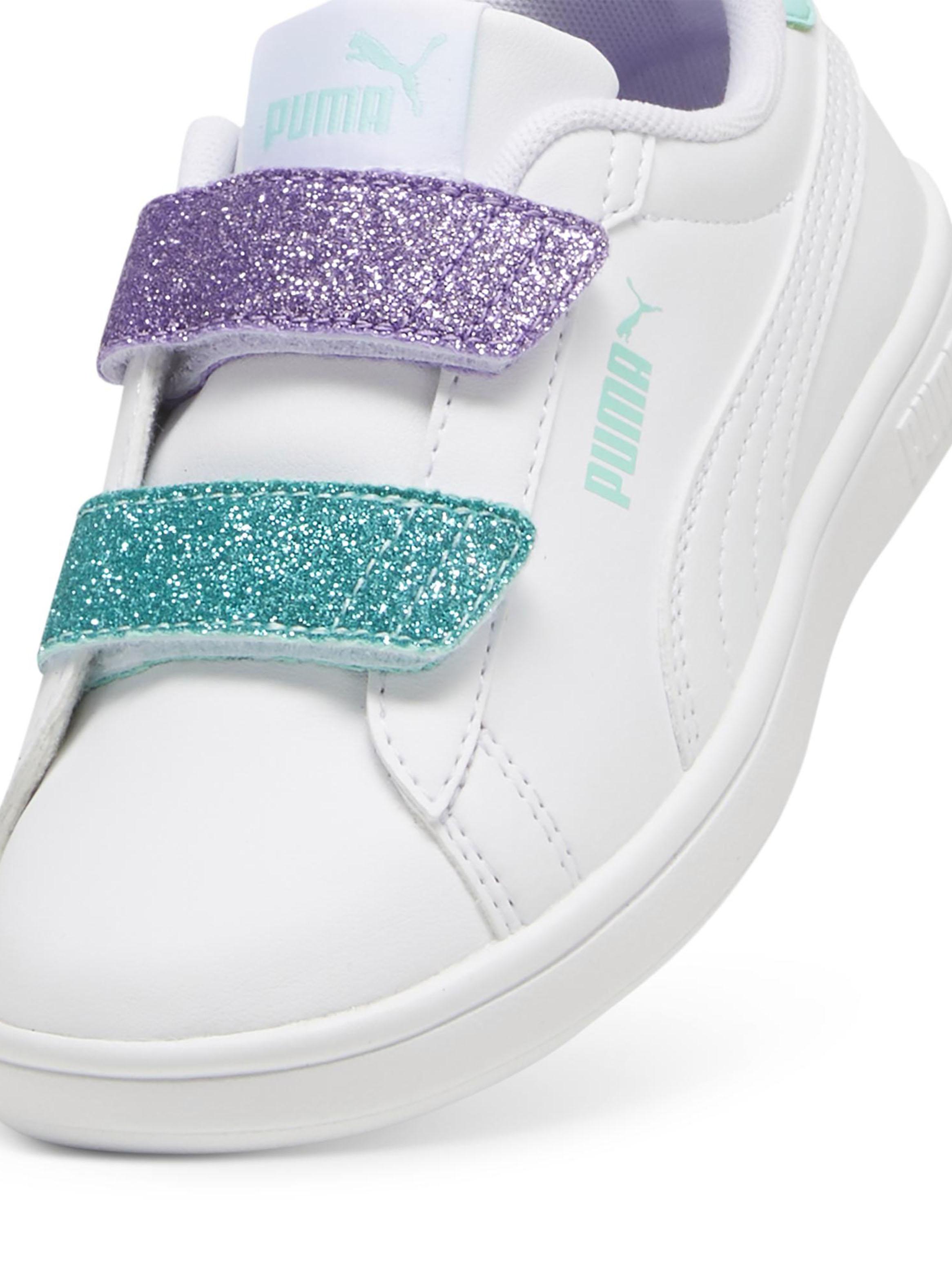 Zapatilla Urbana Smash 3.0 L Glitter Velcro V Ps Niña-2
