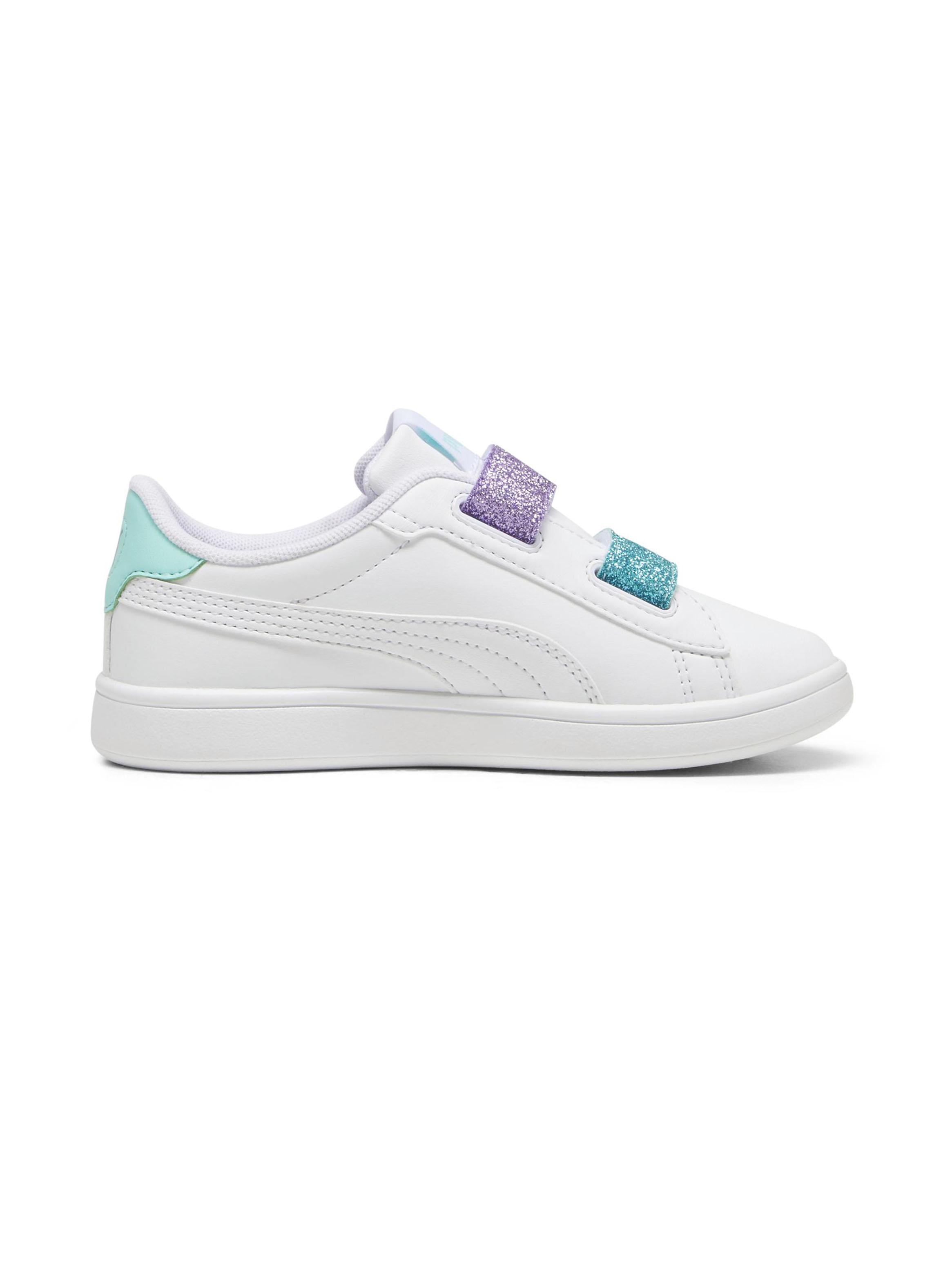 Zapatilla Urbana Smash 3.0 L Glitter Velcro V Ps Niña-0
