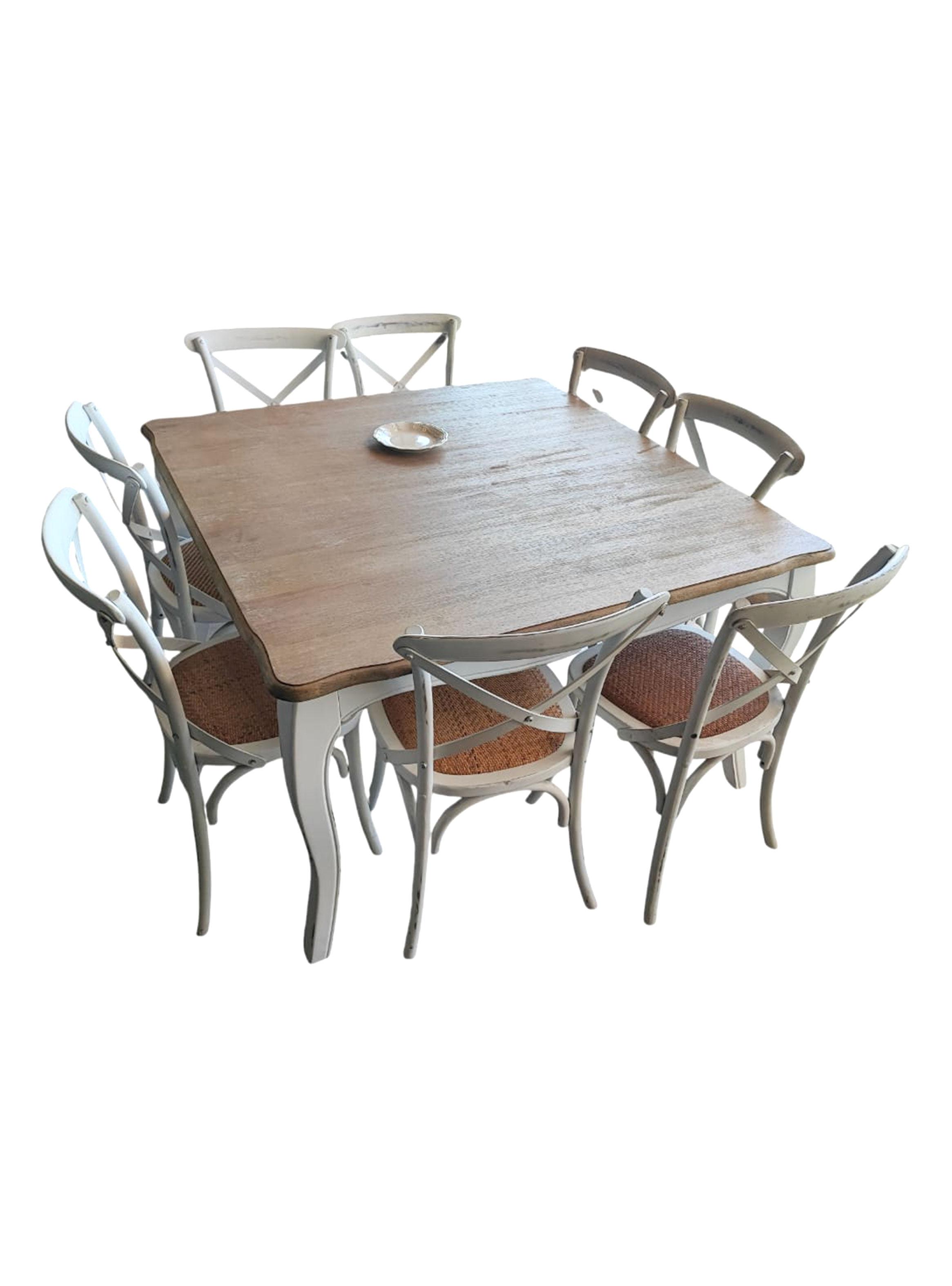 Comedor Vittoria Blanco 8 Sillas Blanco-2