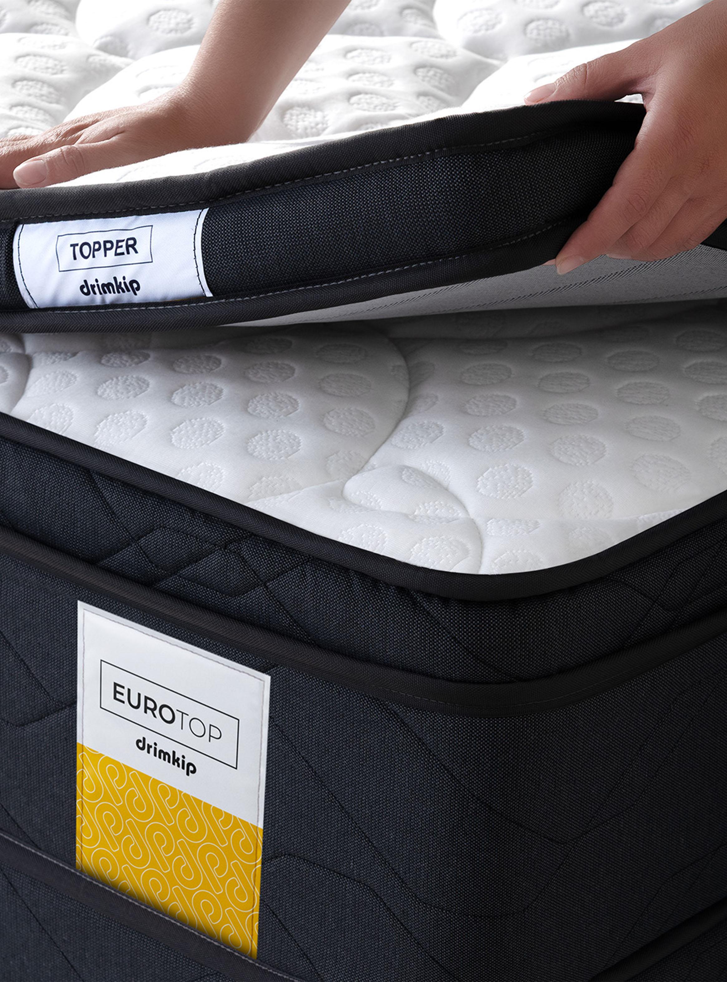 Cama Europea Full + Topper-2