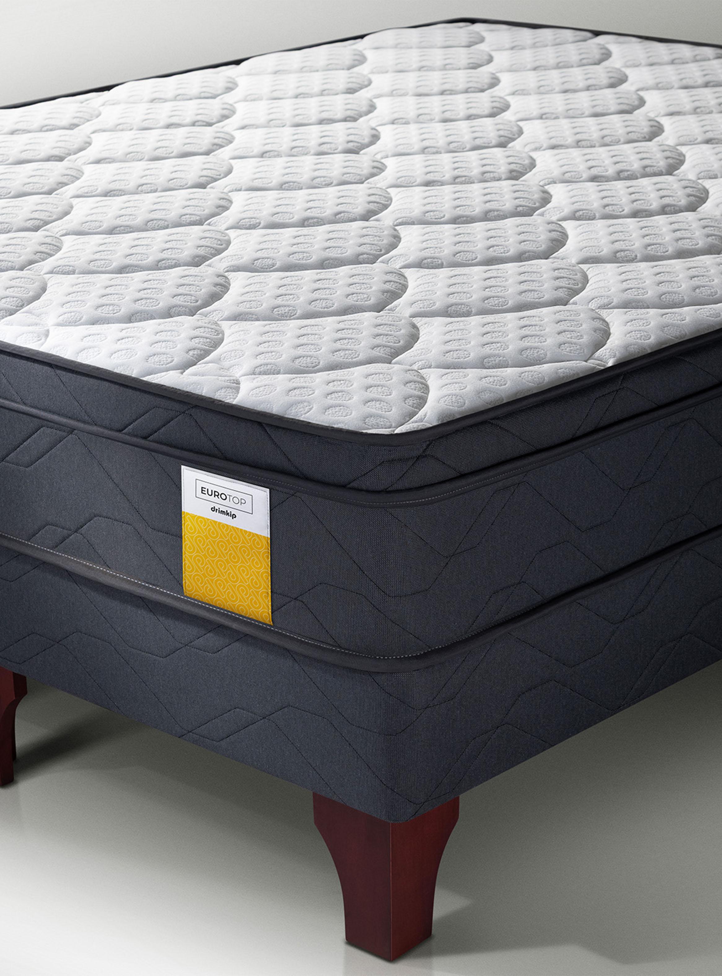 Cama Europea Eurotop King Base Dividida + Topper-5