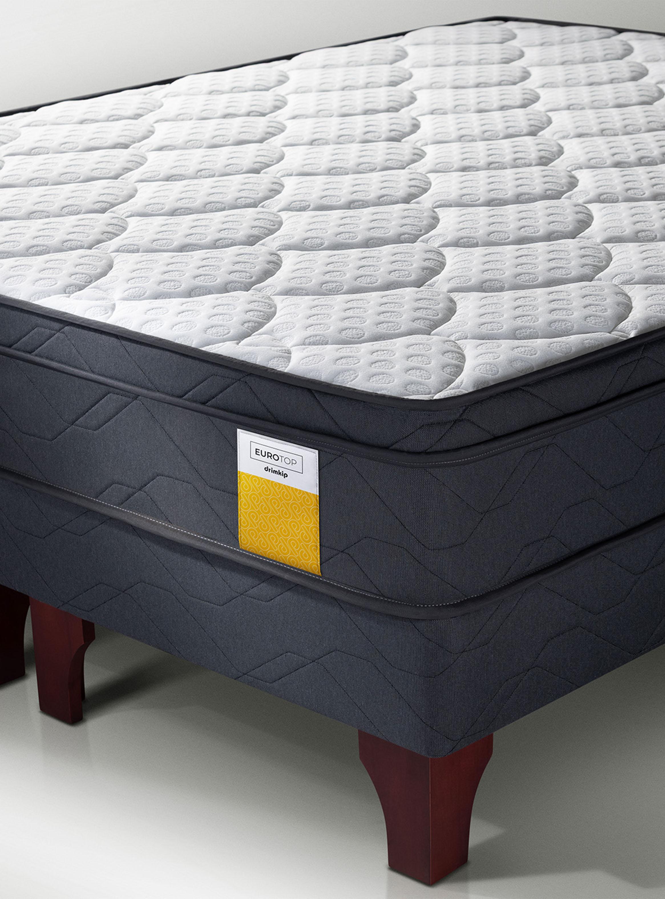 Cama Europea Eurotop Super King Base Dividida + Respaldo-4