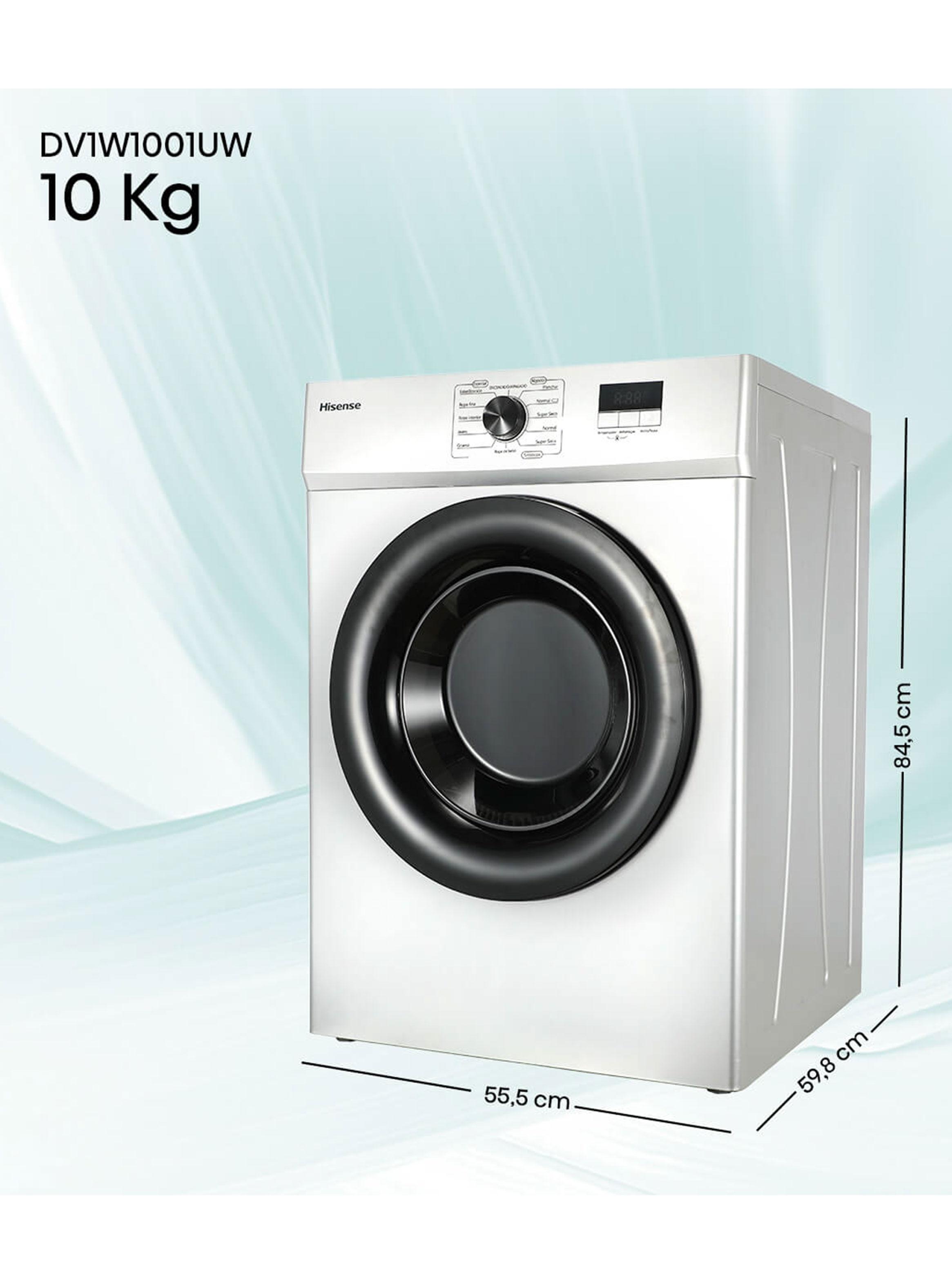 Secadora de Ventilación Carga Frontal 10 Kg DV1W1001UW-1