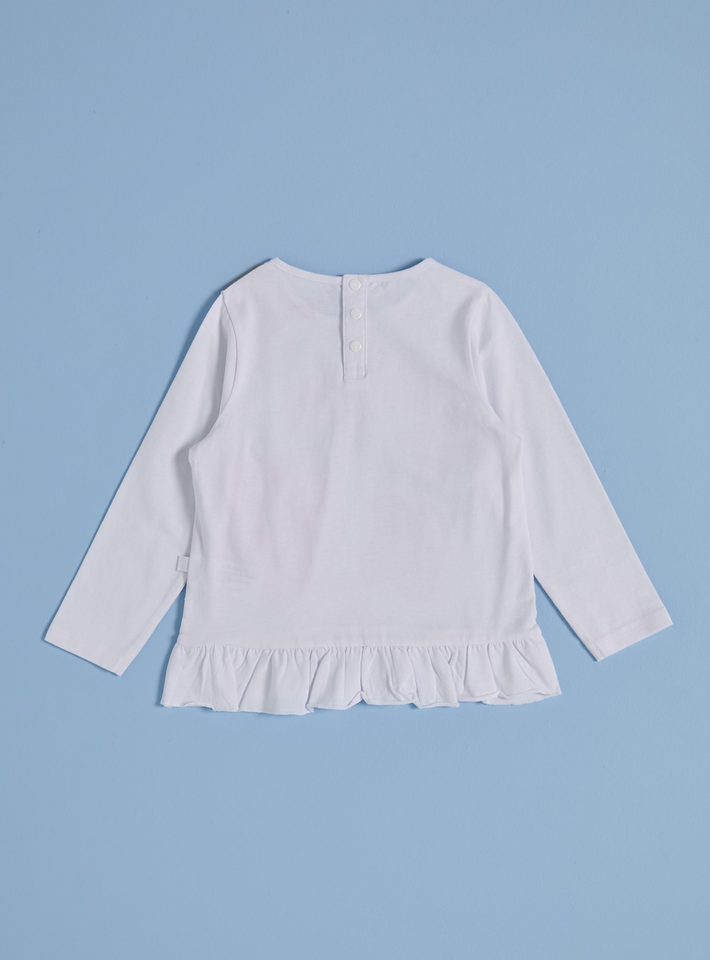 Polera Estampada con Vuelos Abajo-1