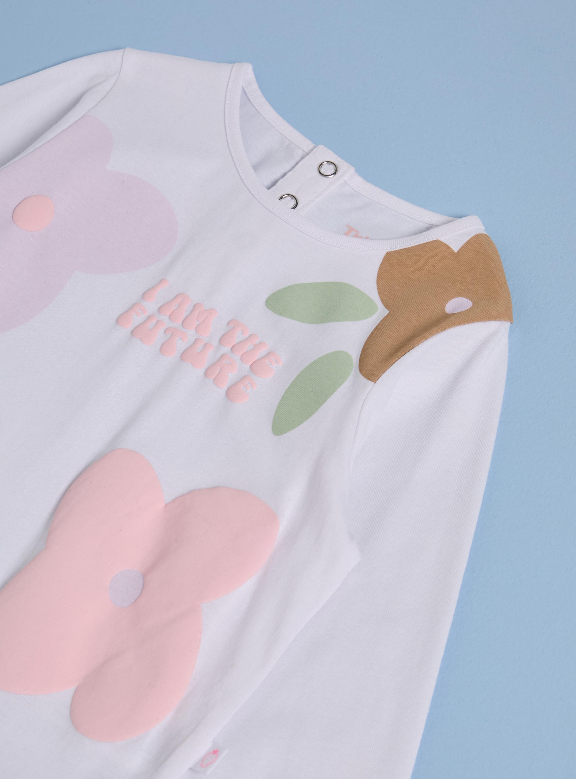 Polera Estampada con Vuelos Abajo-2