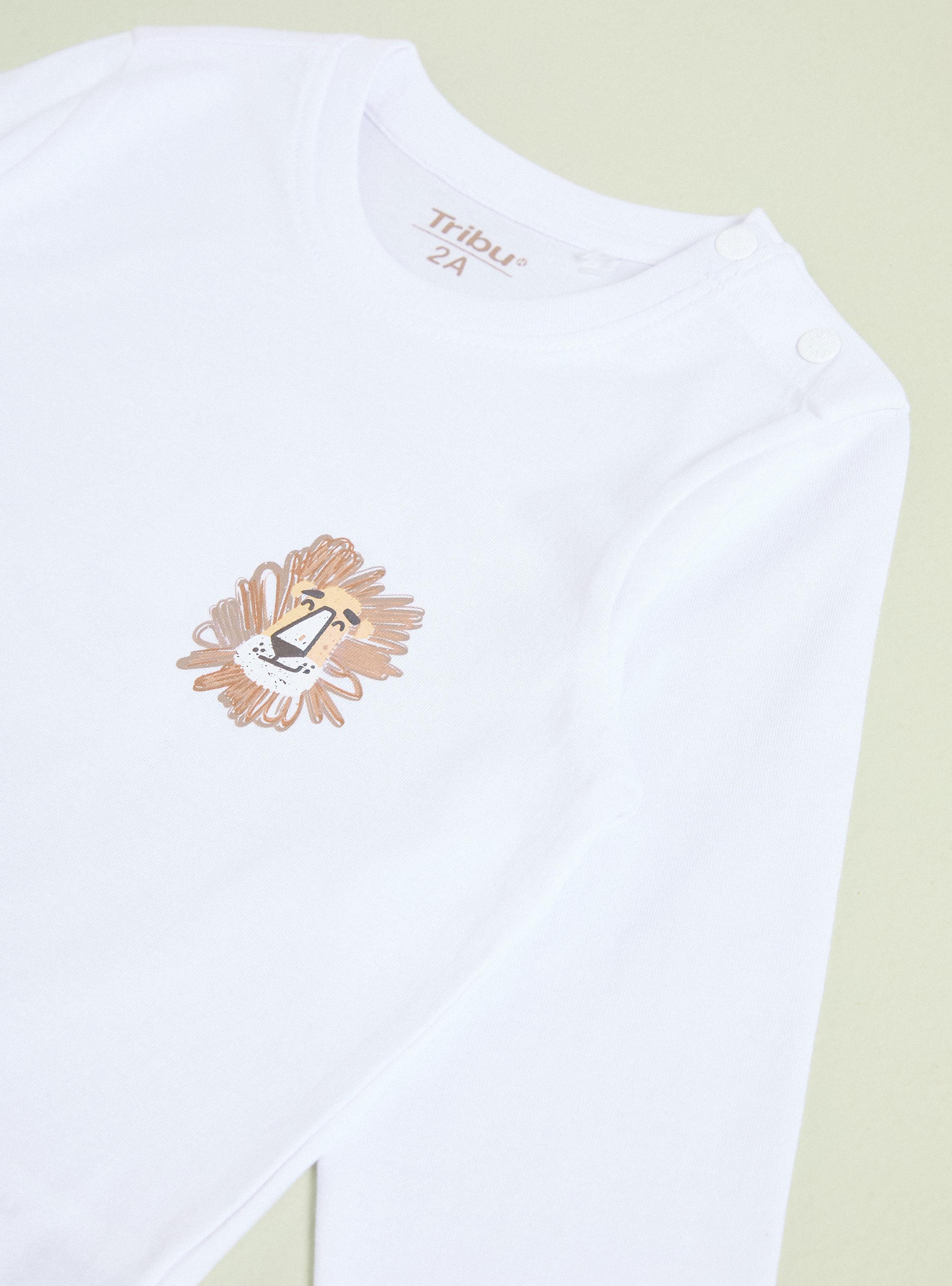 Polera con Estampado Grande en la Espalda-2