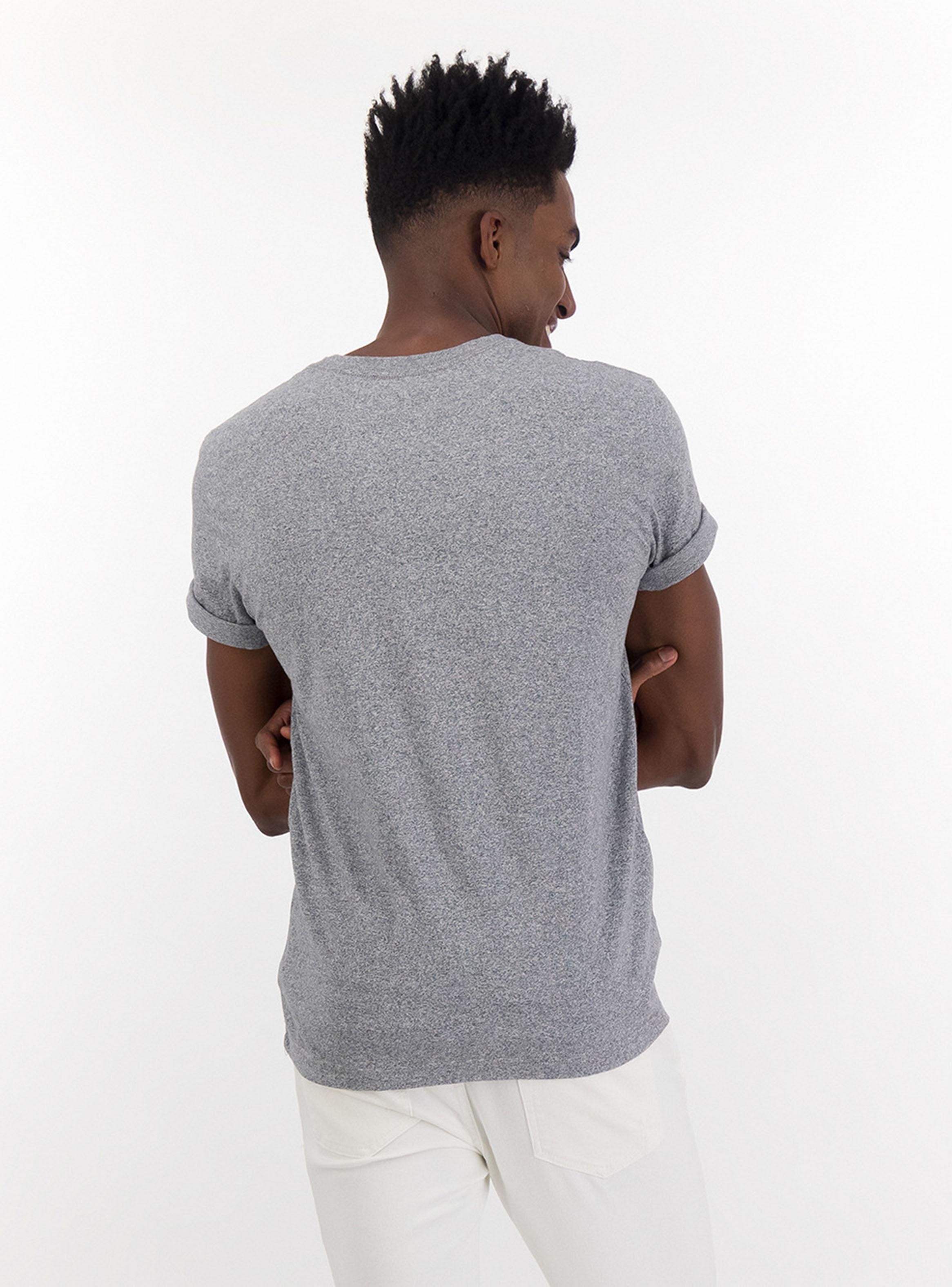 Polera Básica Cuello V Liso-1