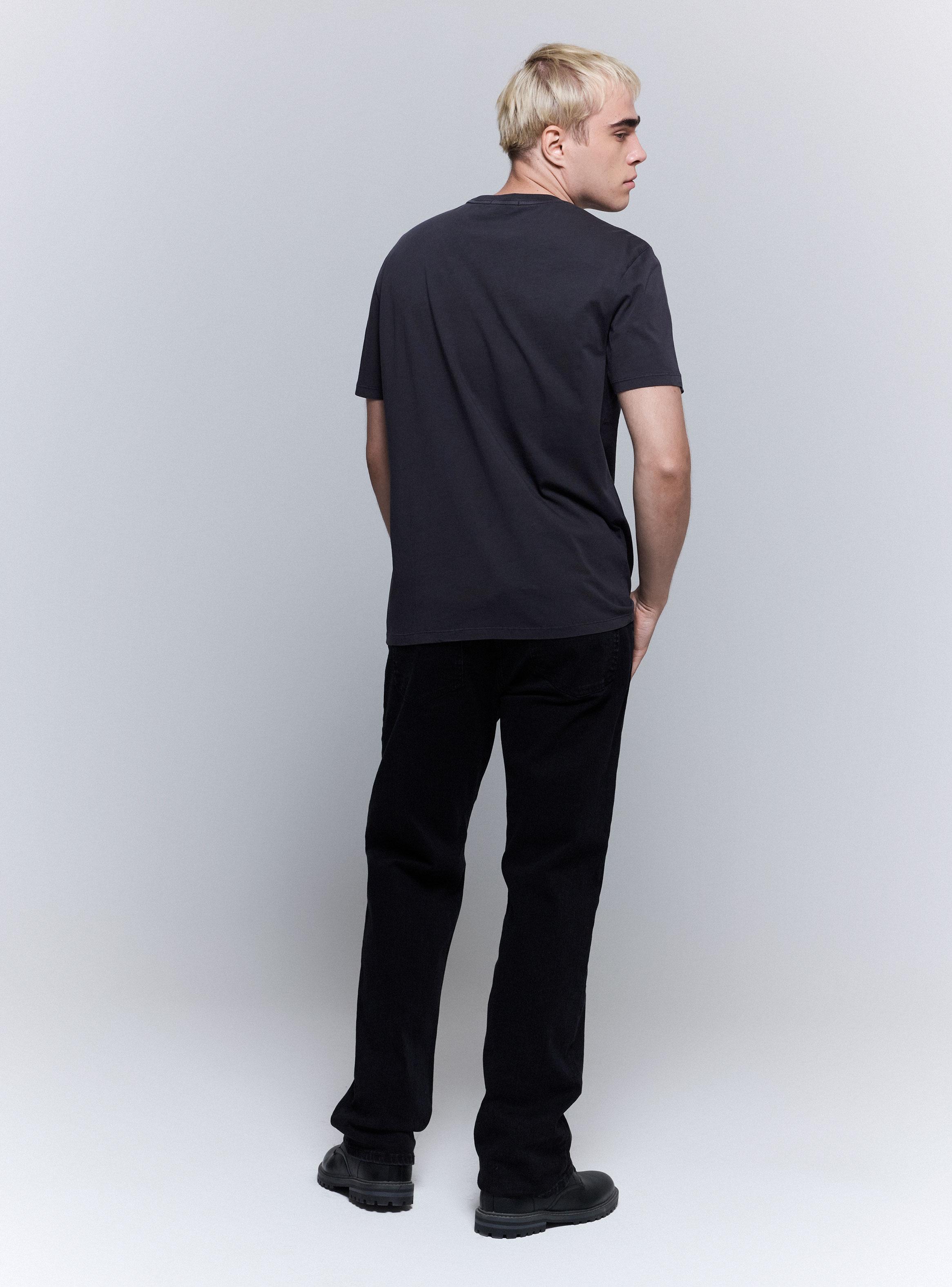 Polera Manga Corta Básica Lisa-5