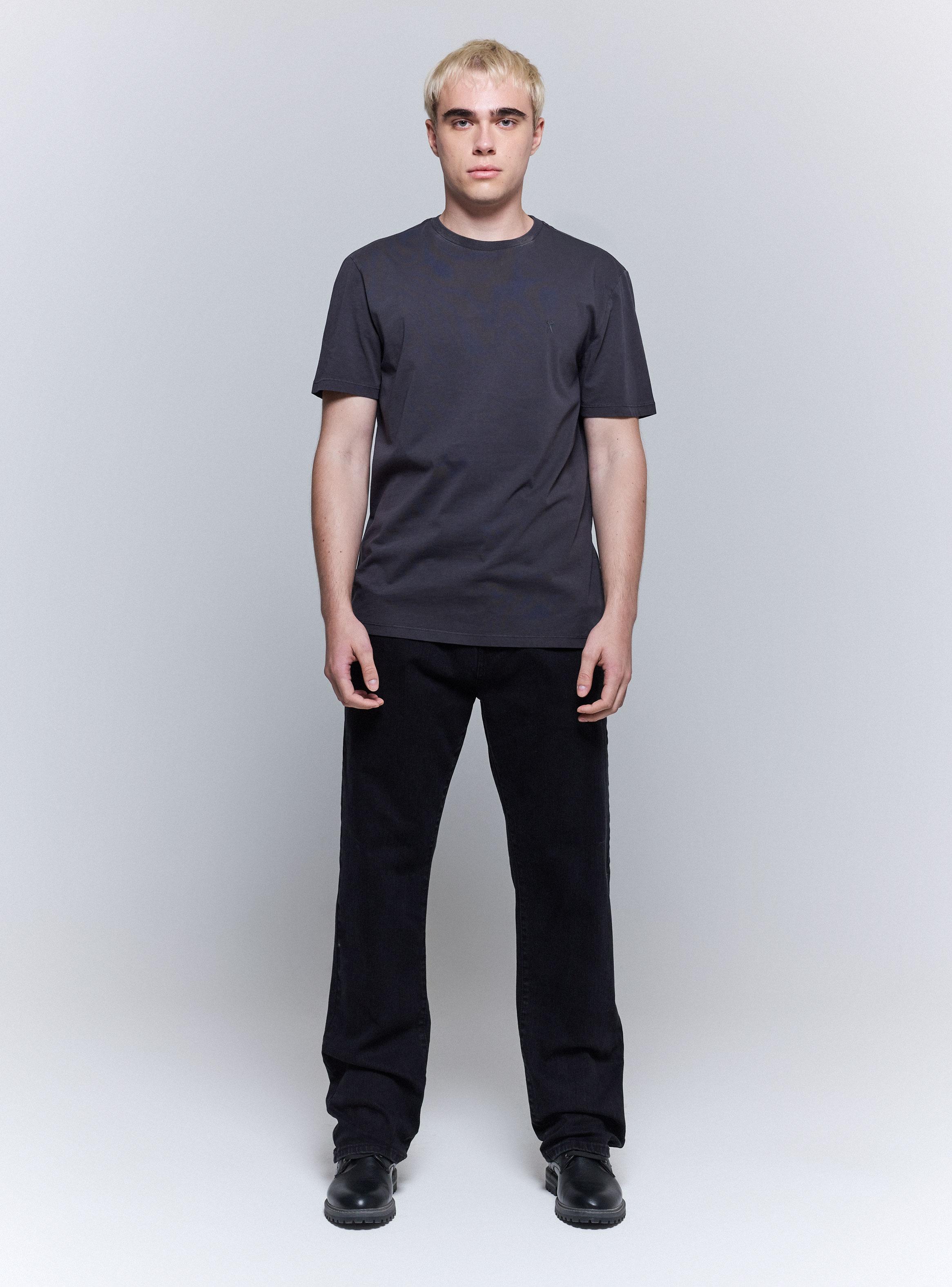 Polera Manga Corta Básica Lisa-4