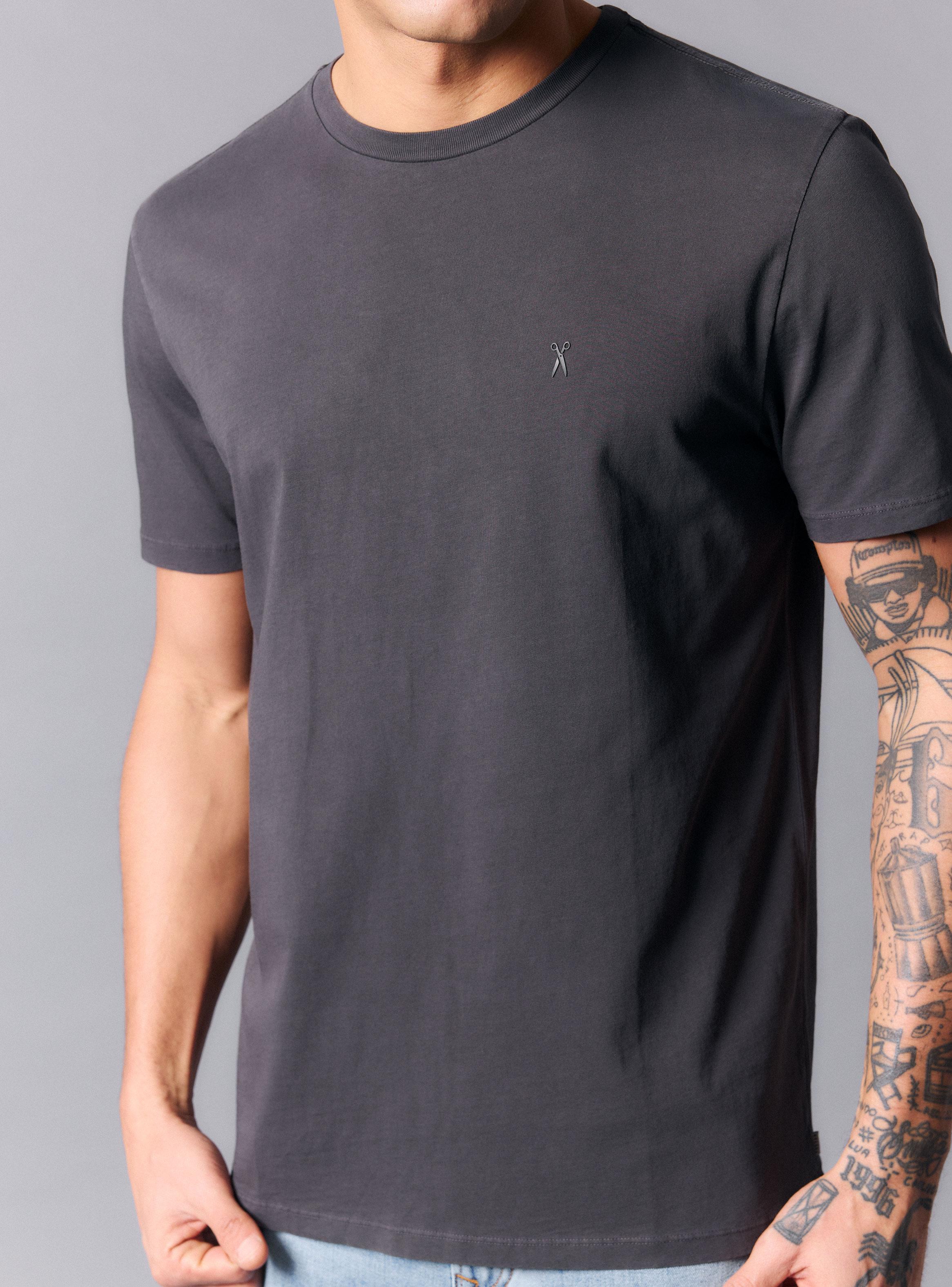 Polera Manga Corta Básica Lisa-3