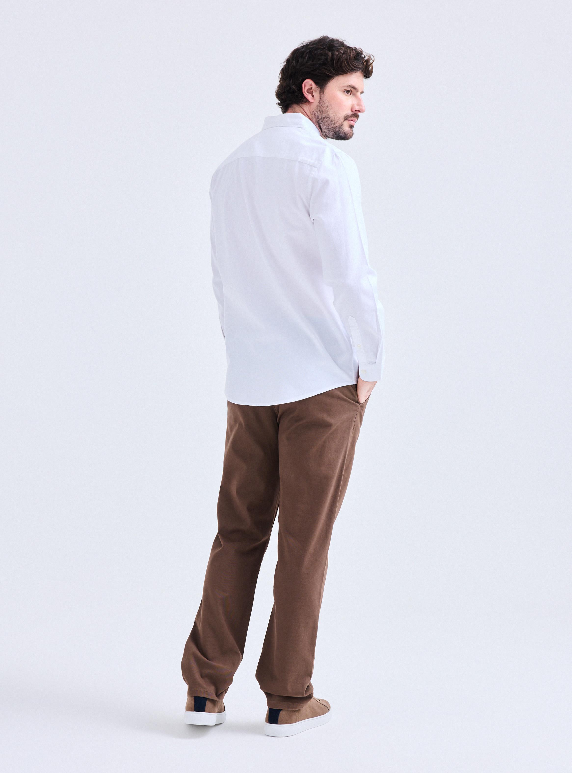 Camisa Semi Oxford Algodón-5