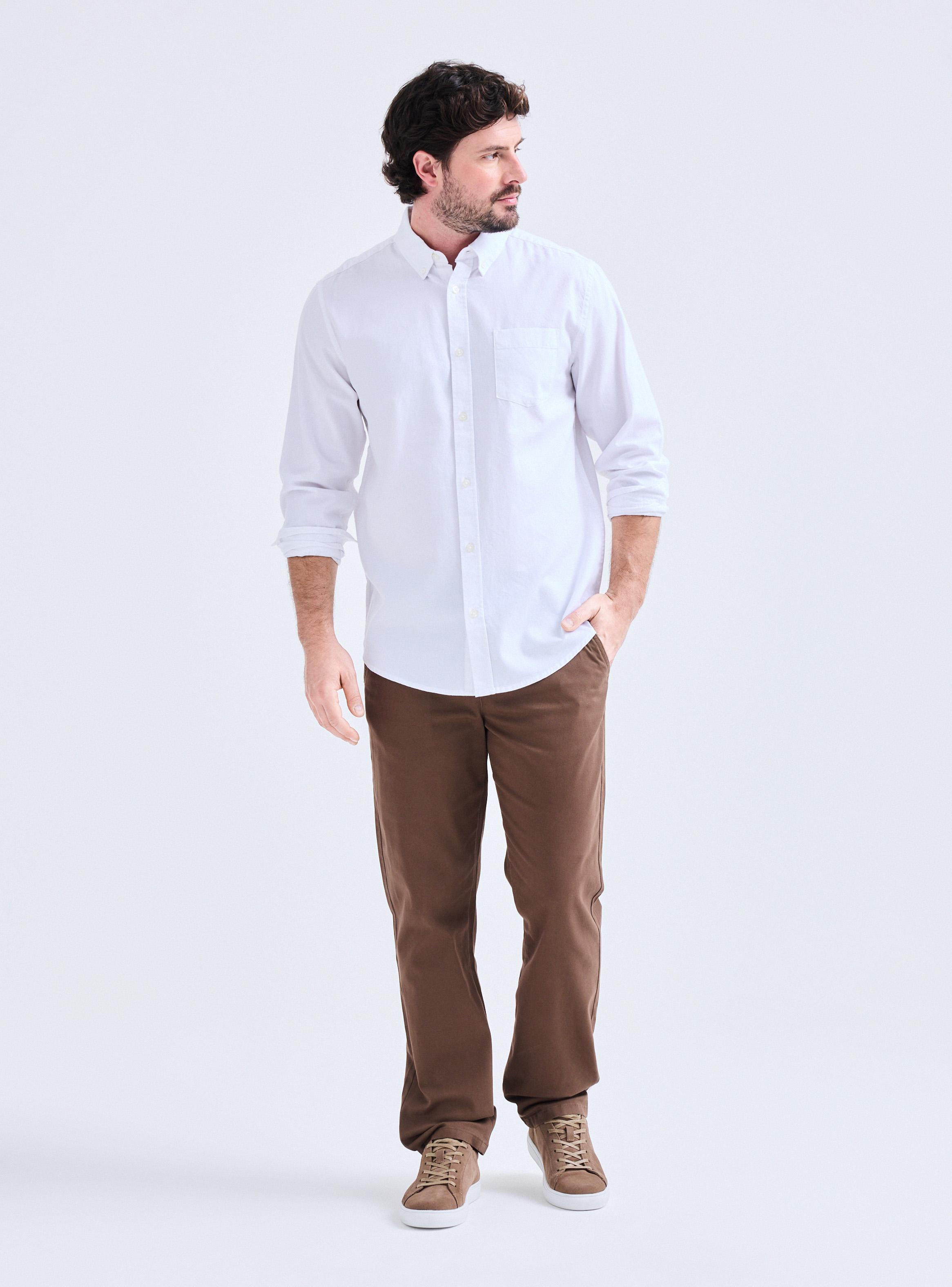 Camisa Semi Oxford Algodón-4