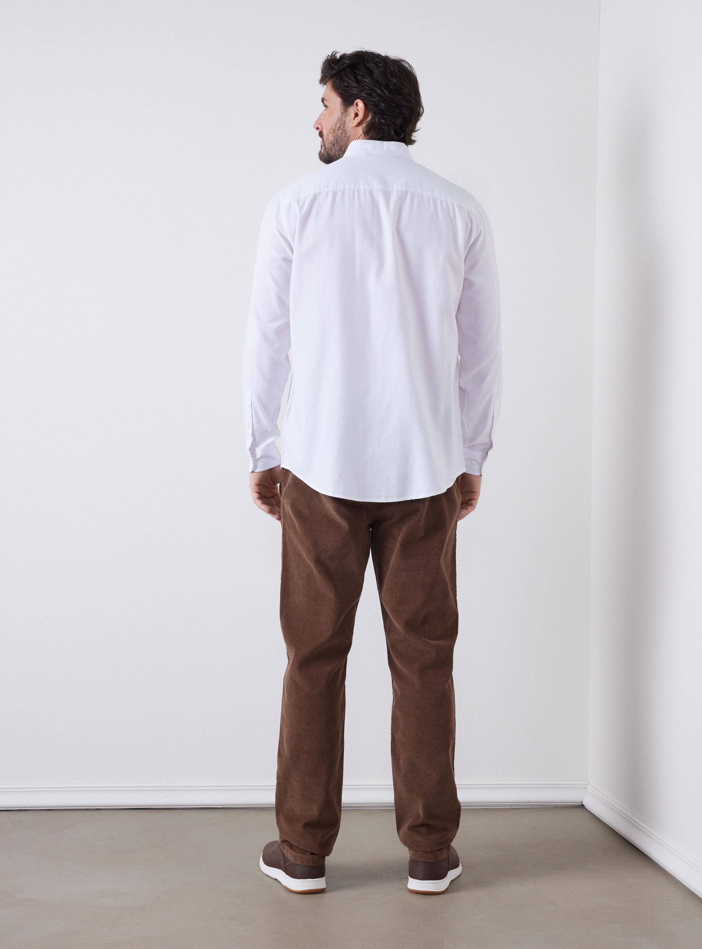 Camisa Semi Oxford Algodón-5