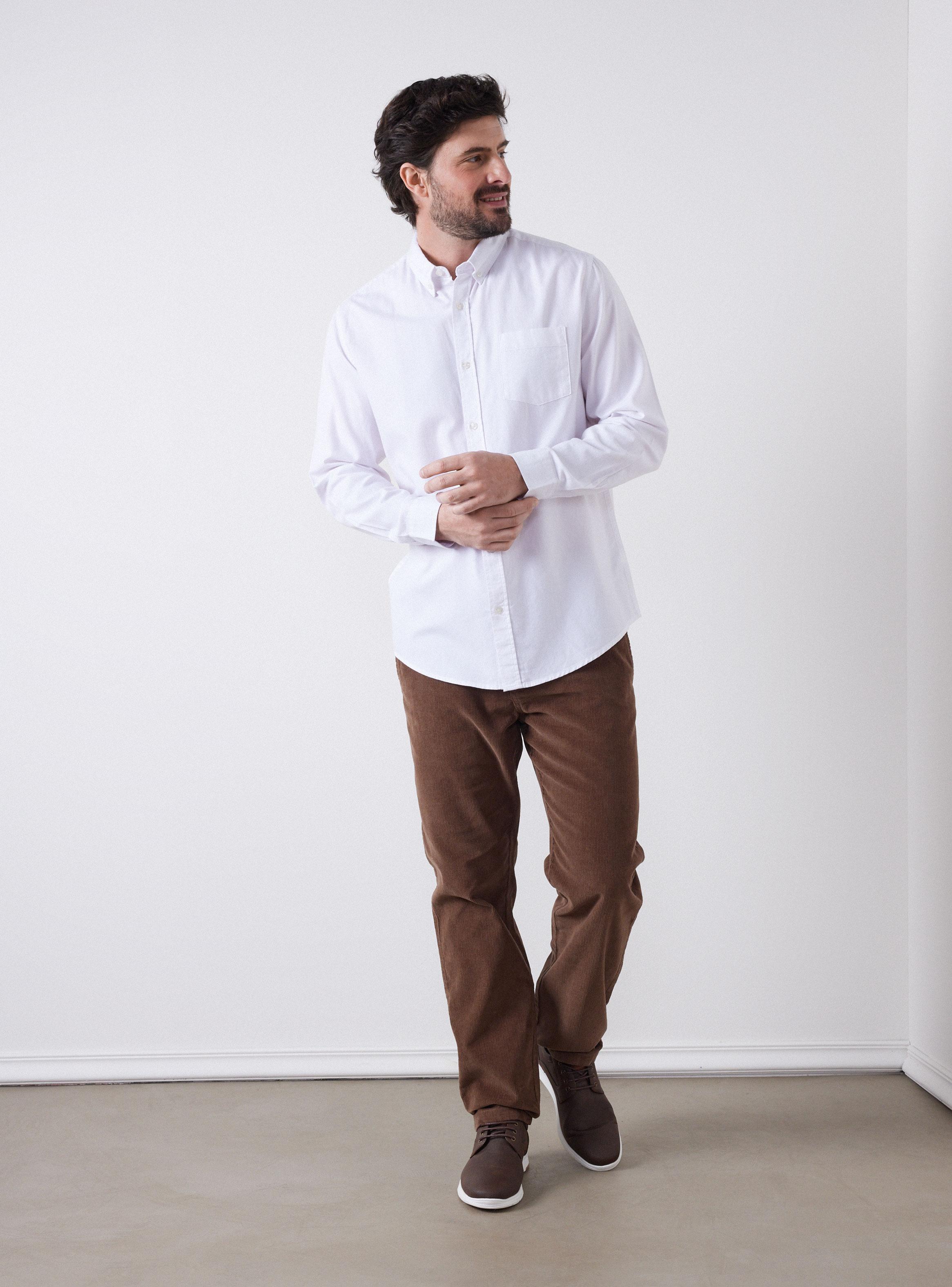 Camisa Semi Oxford Algodón-4