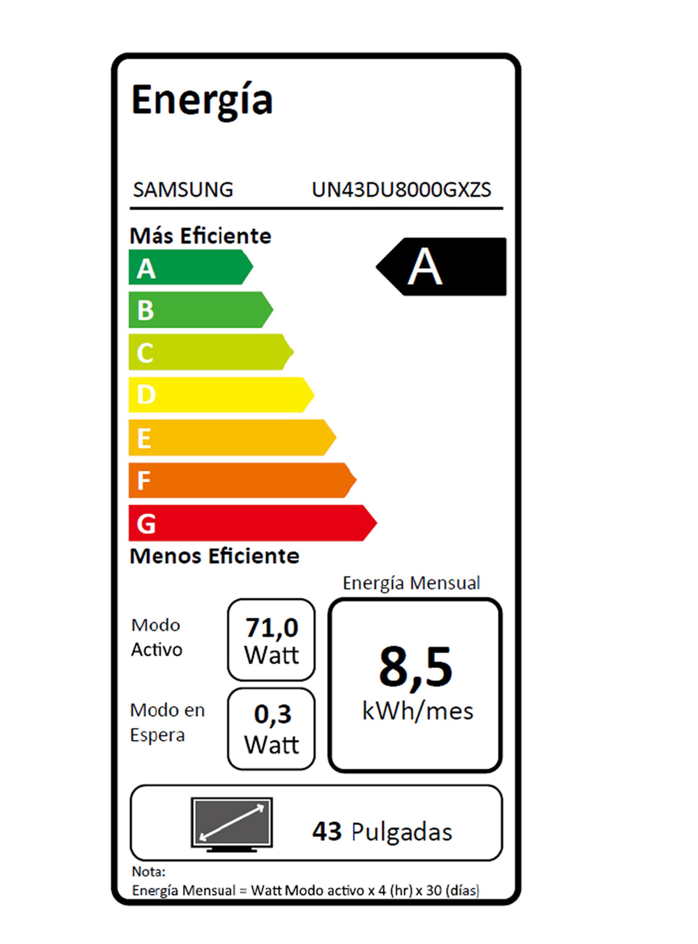 LED 43" DU8000 4K Crystal UHD Smart TV 2024-7