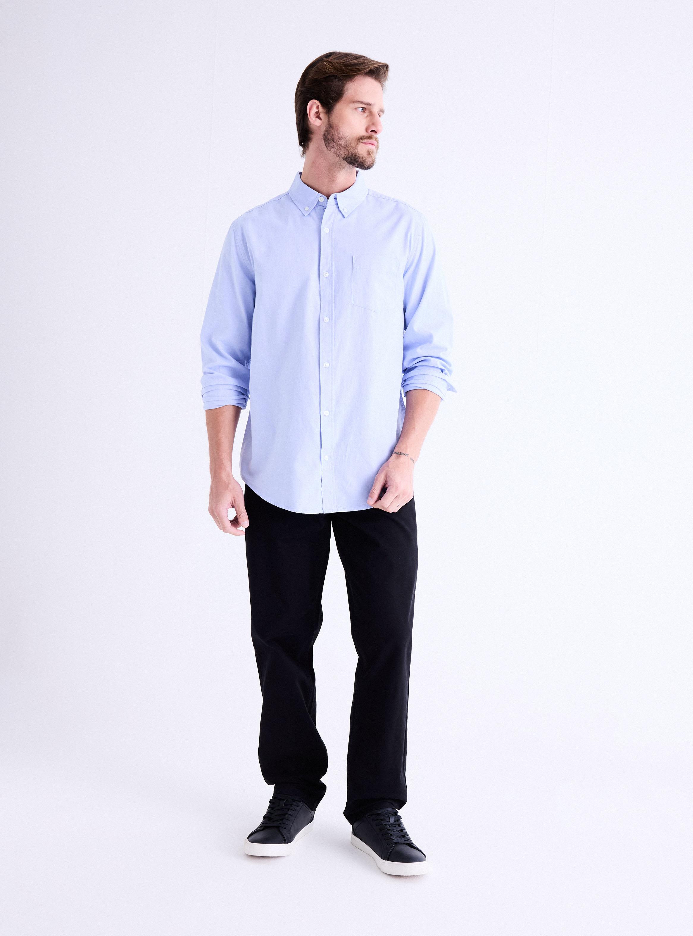 Pantalón Básico Chino Casual-4