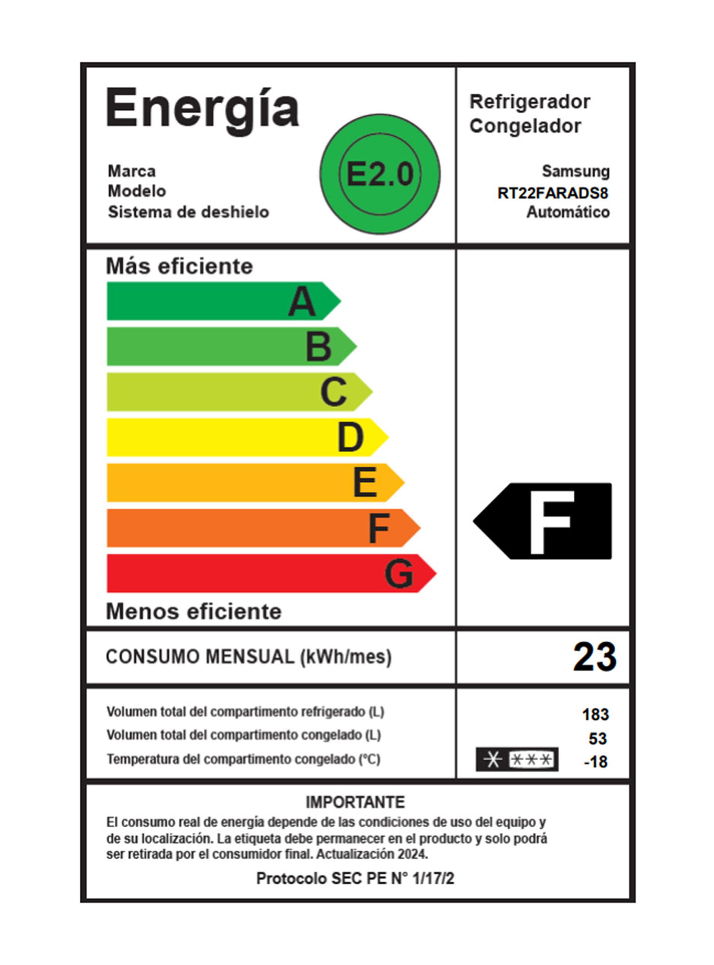 Refrigerador Top Mount No Frost 234 Litros RT22FARADS8/ZS All Around Cooling-7