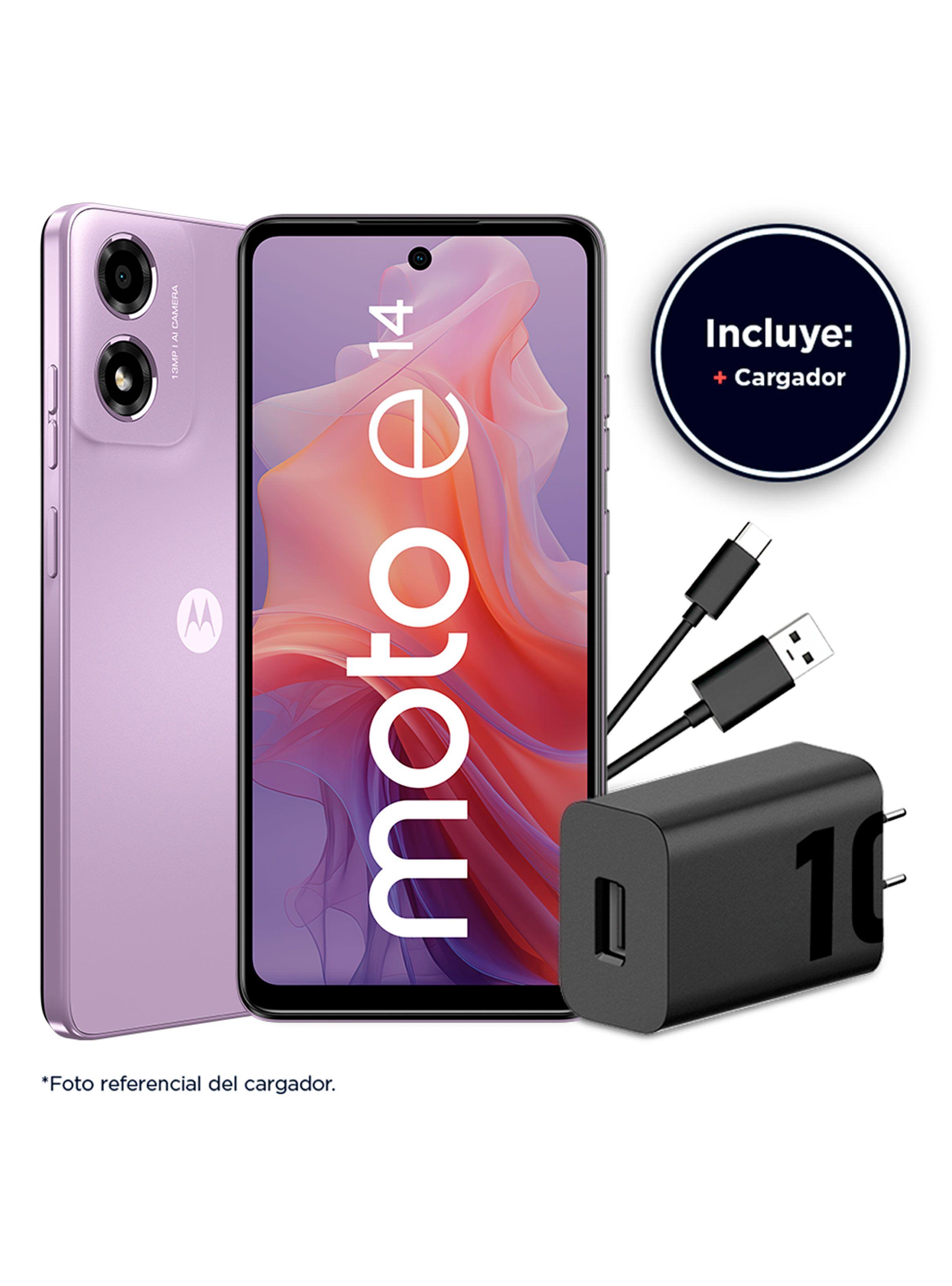 Smartphone Moto E14 64GB 6.6" Rosado Liberado-1
