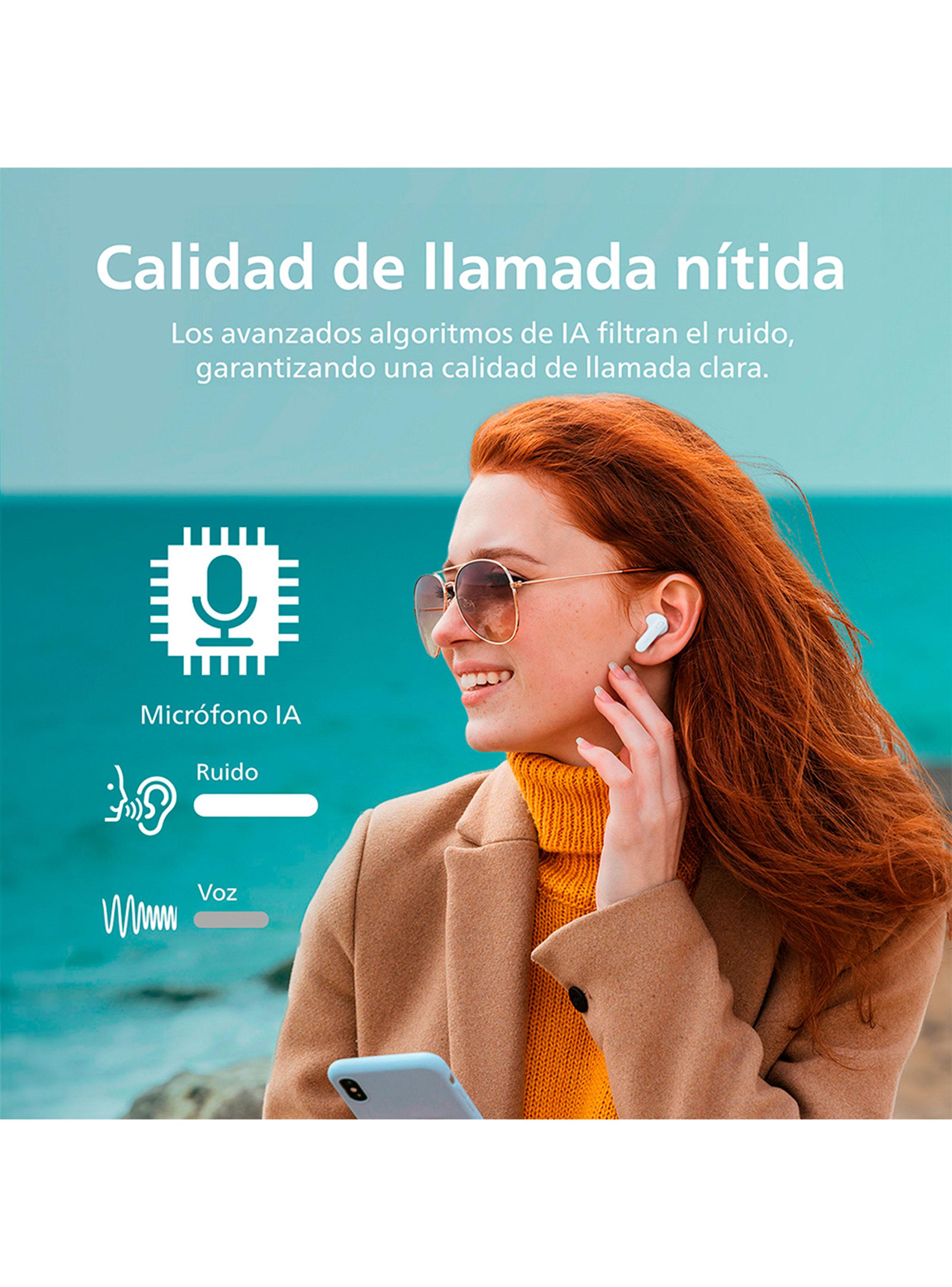 Audífonos Bluetooth True Wireless TAT1108 Blanco-6