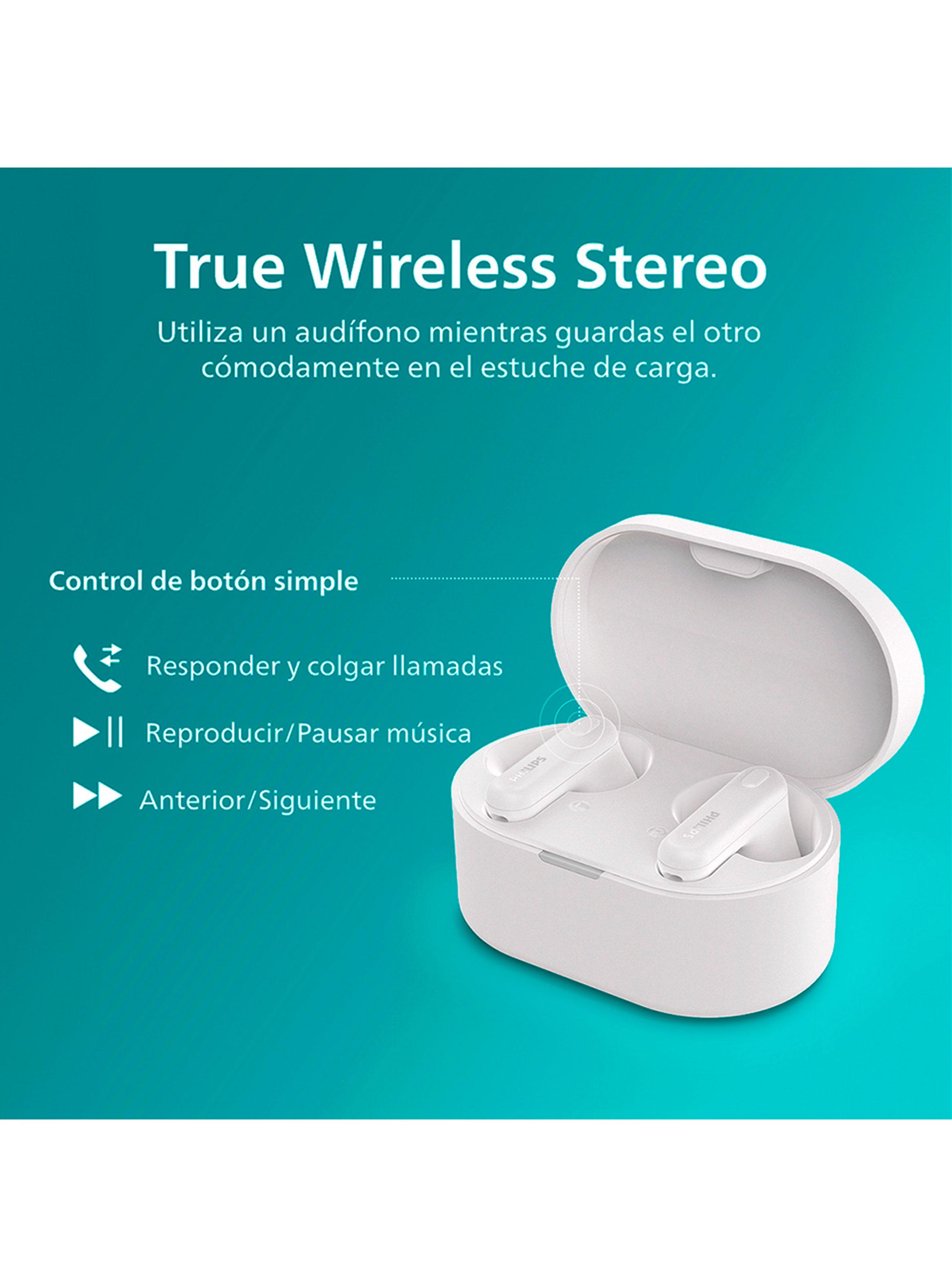 Audífonos Bluetooth TAT1138 TWS Blanco-3