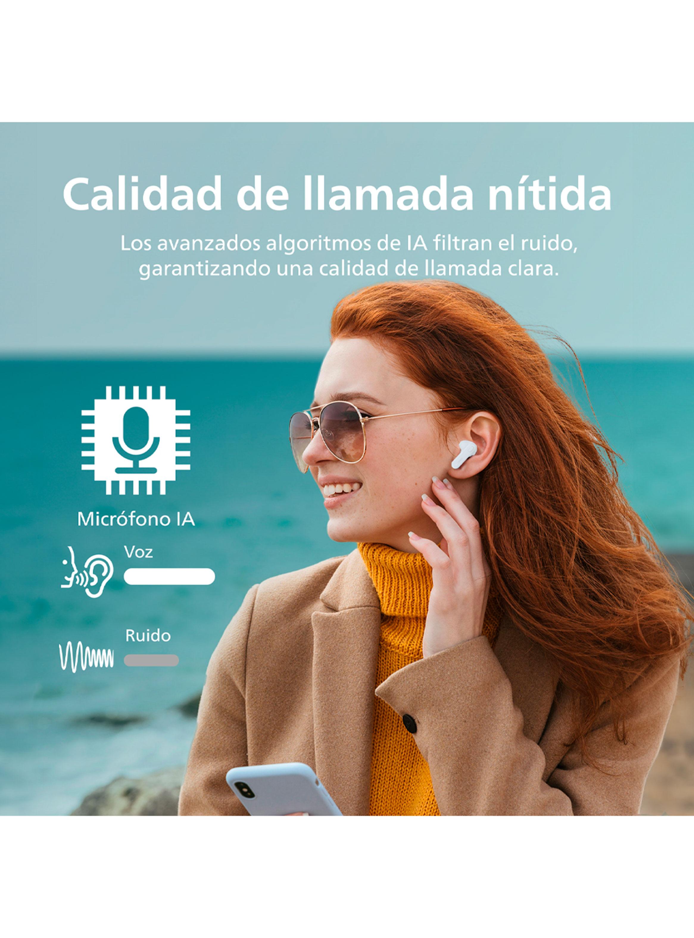 Audífonos Bluetooth TAT1138 TWS Blanco-6