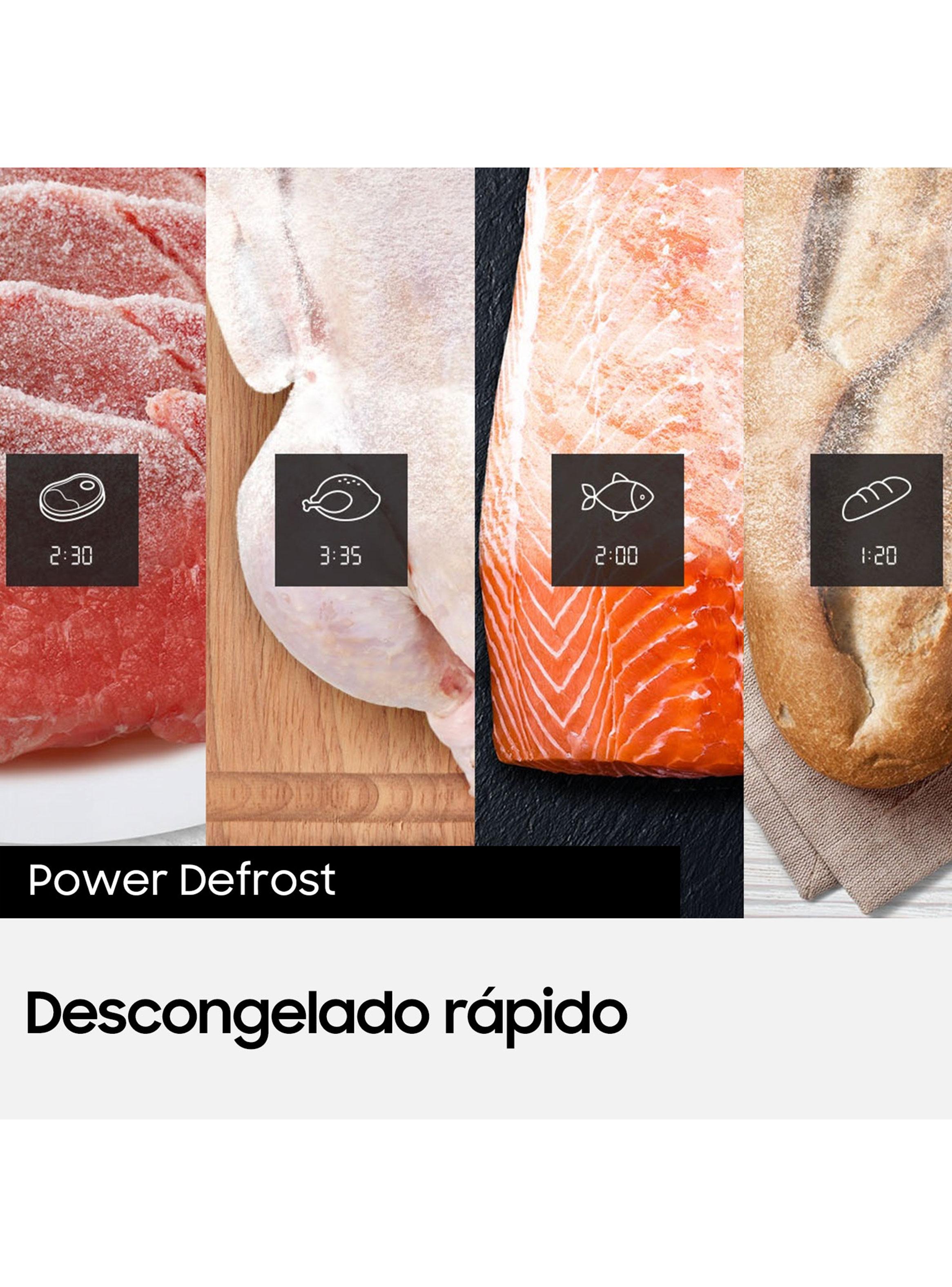 Microondas con Power Defrost 32 Litros Negro-5