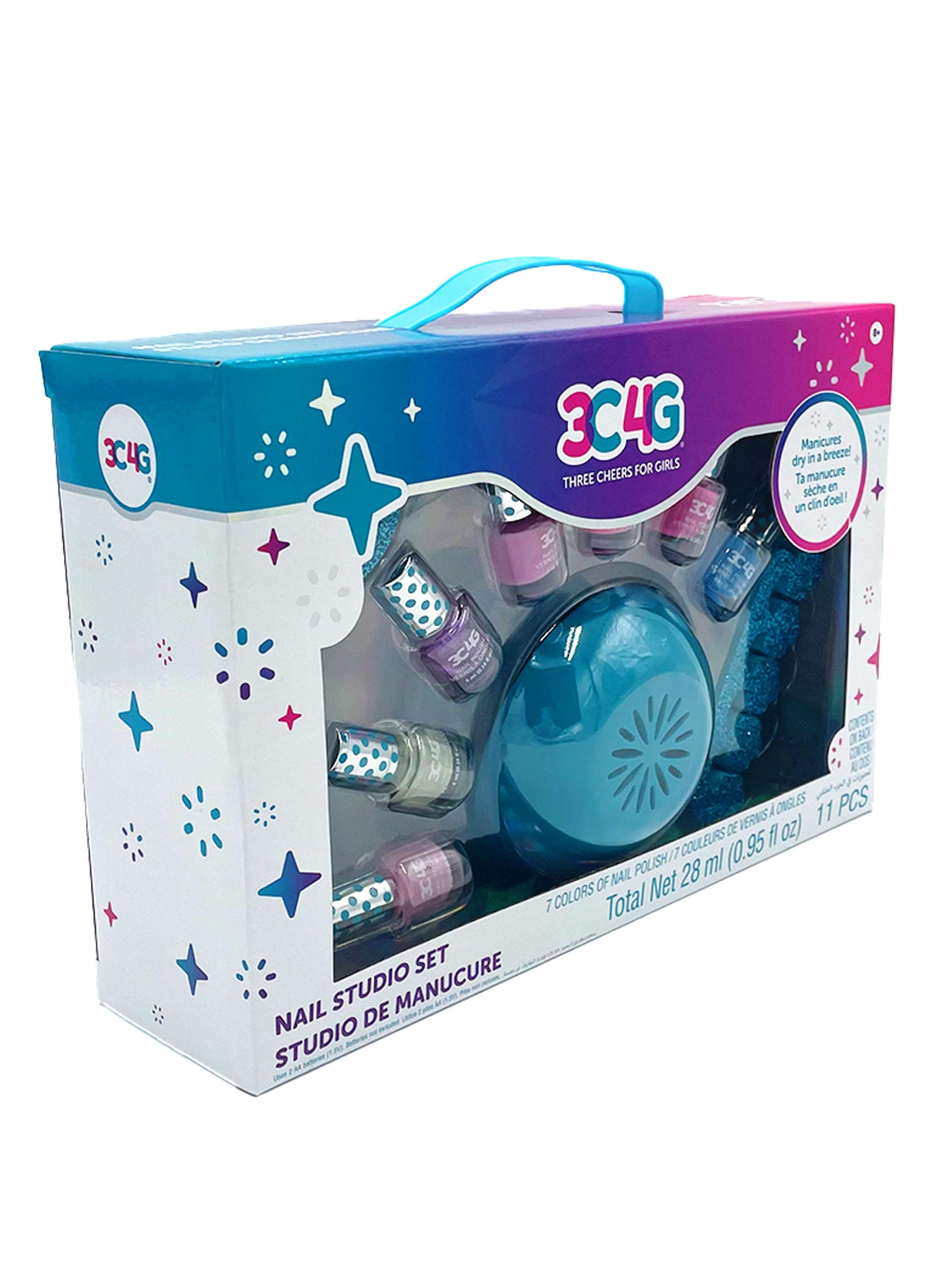 Estudio de Manicura 11 Piezas Azul -1