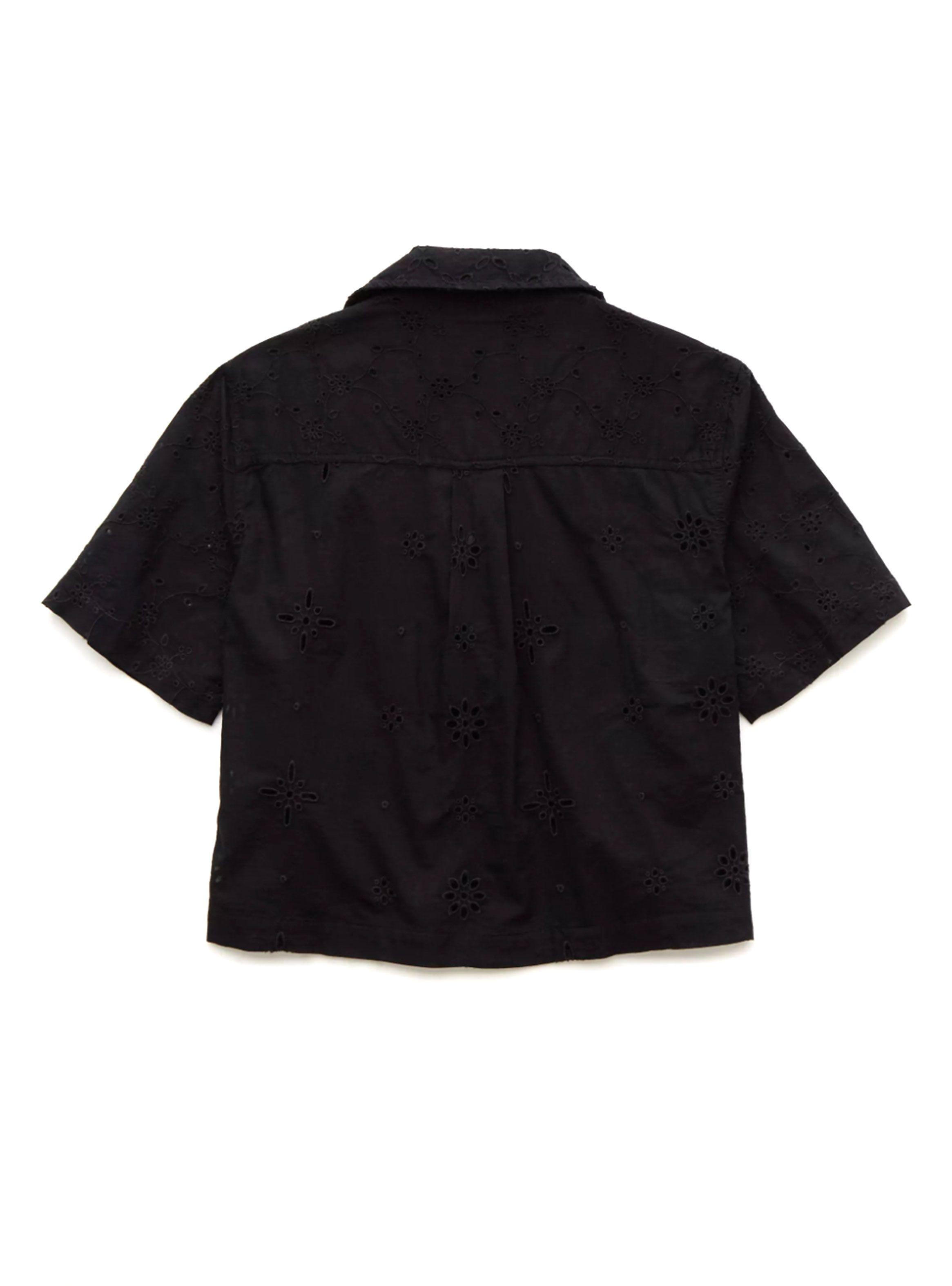 Camisa Ae Cropped Broderie-1