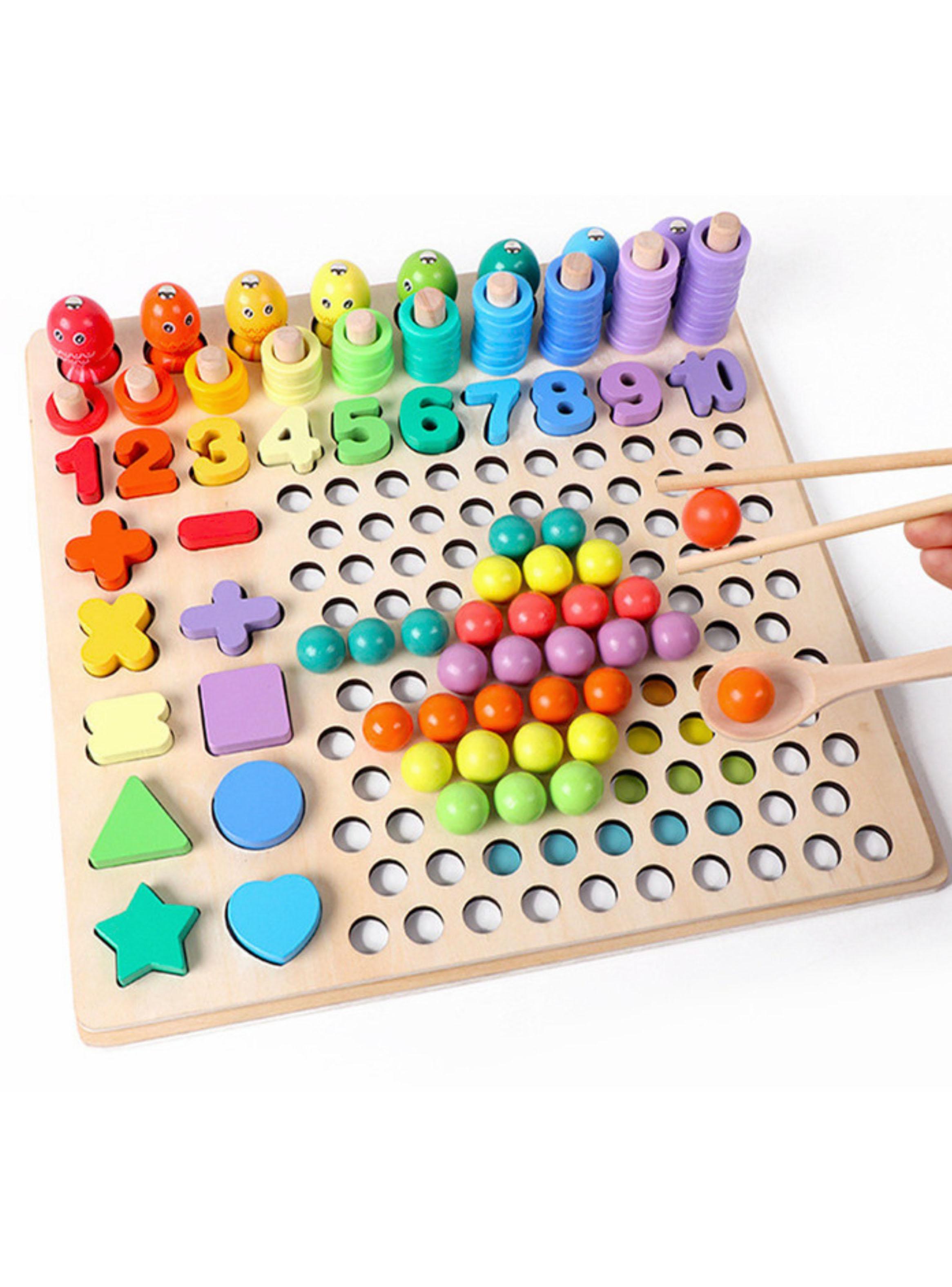 Juguete Didáctico Montessori Colores 60 Piezas-4
